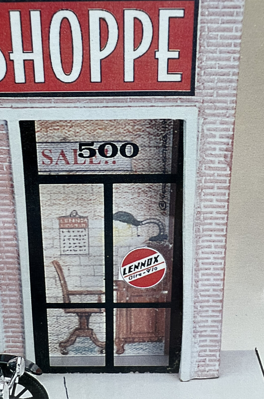 Vintage Lennox Vehicle Store Display 1:25 Hand Painted