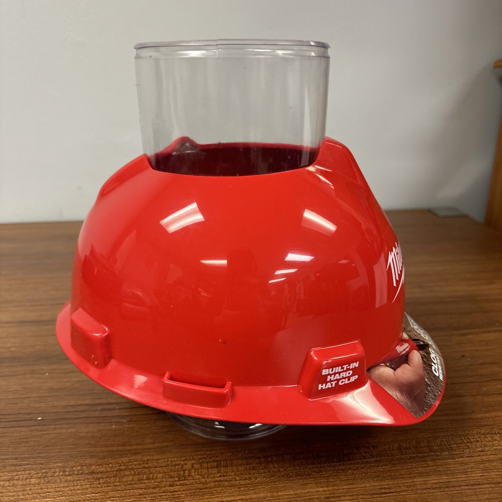 Milwaukee Tools Inkzall Hard Hat Display, Office/Pen Organizer, Man Cave Desk Ad