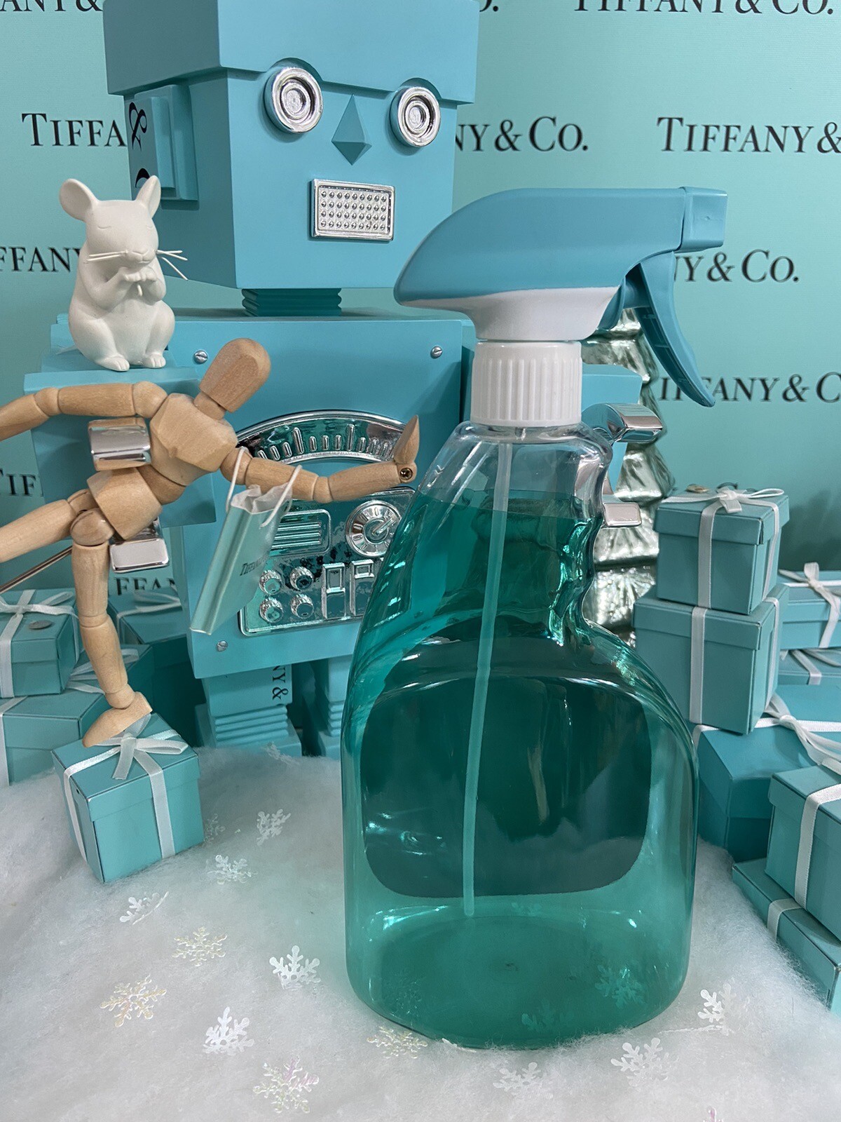 Tiffany&Co Spray Bottle Display SPARKLEAN Store Window Advertising Prop 10” RARE