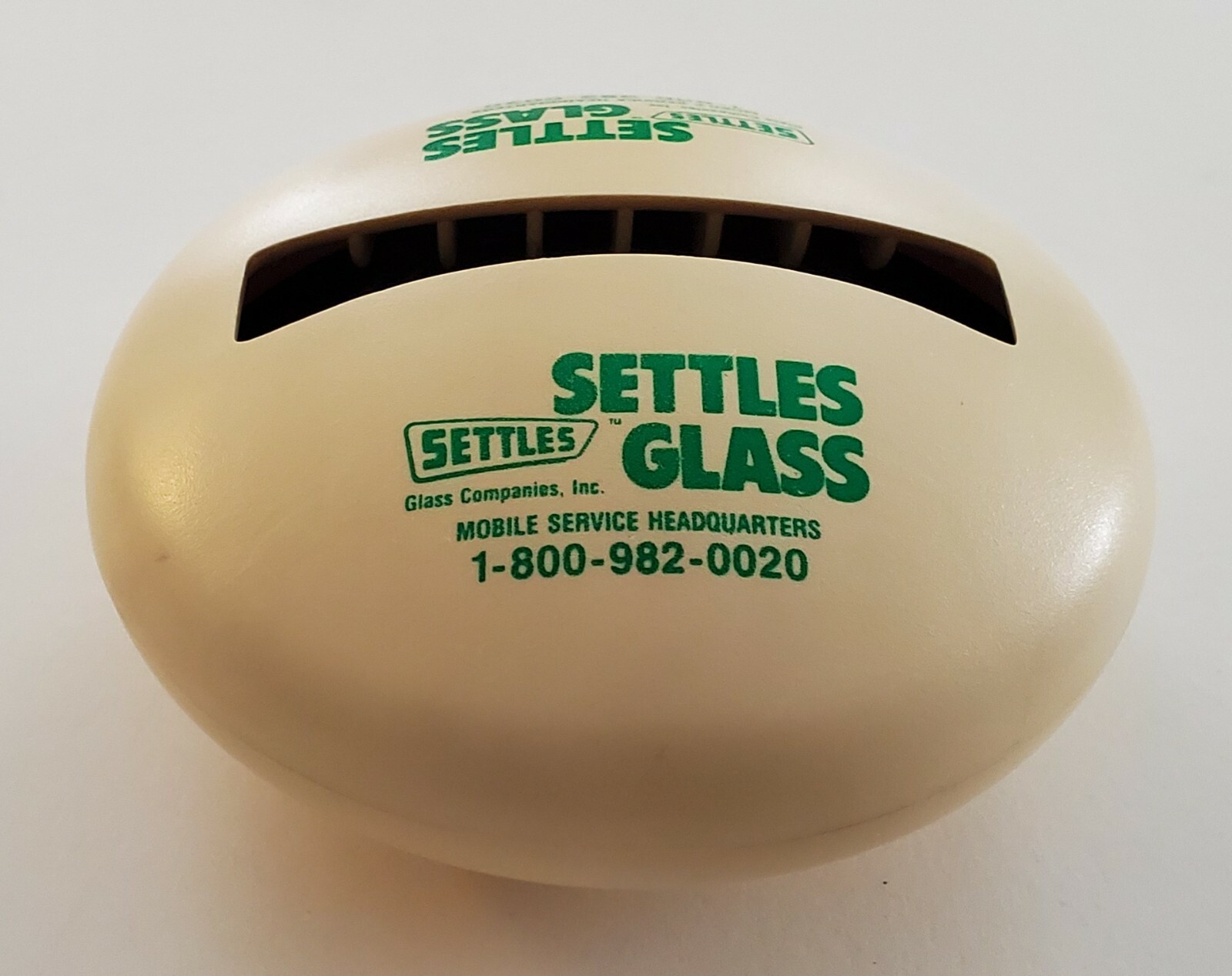 Settles Glass Vintage Sticky Note Holder Store Sign Display Signage Advertising