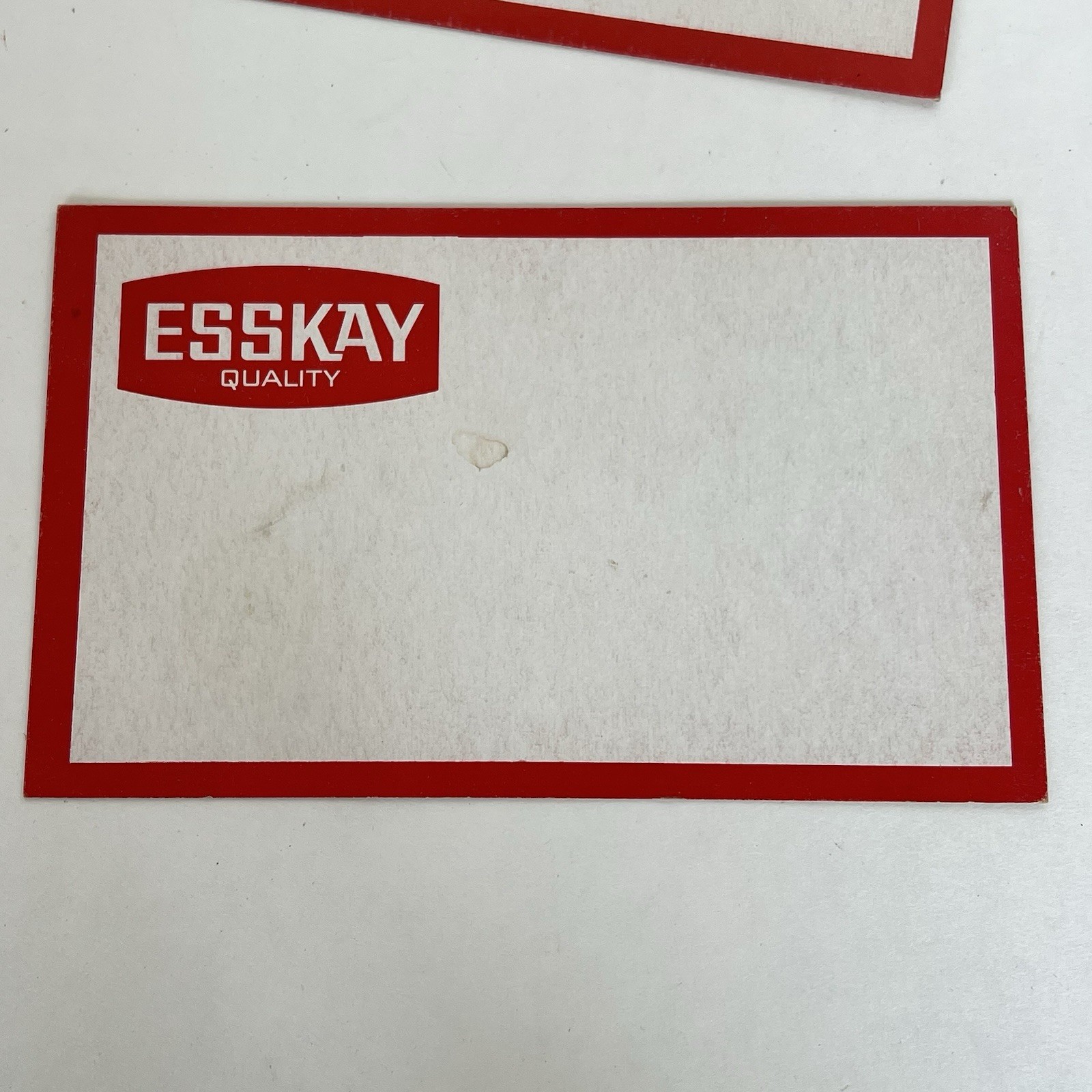 Vintage Esskay Quality Butcher Shop Blank Display Cardboard Signs Lot of 10