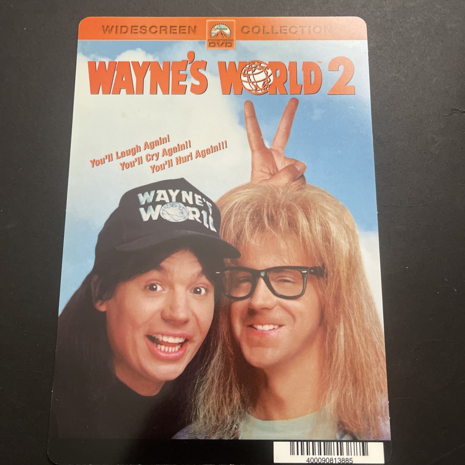 Wayne’s World 2 BlockBuster Video Backer Card 5.5″x8″ NO MOVIE Mini Poster