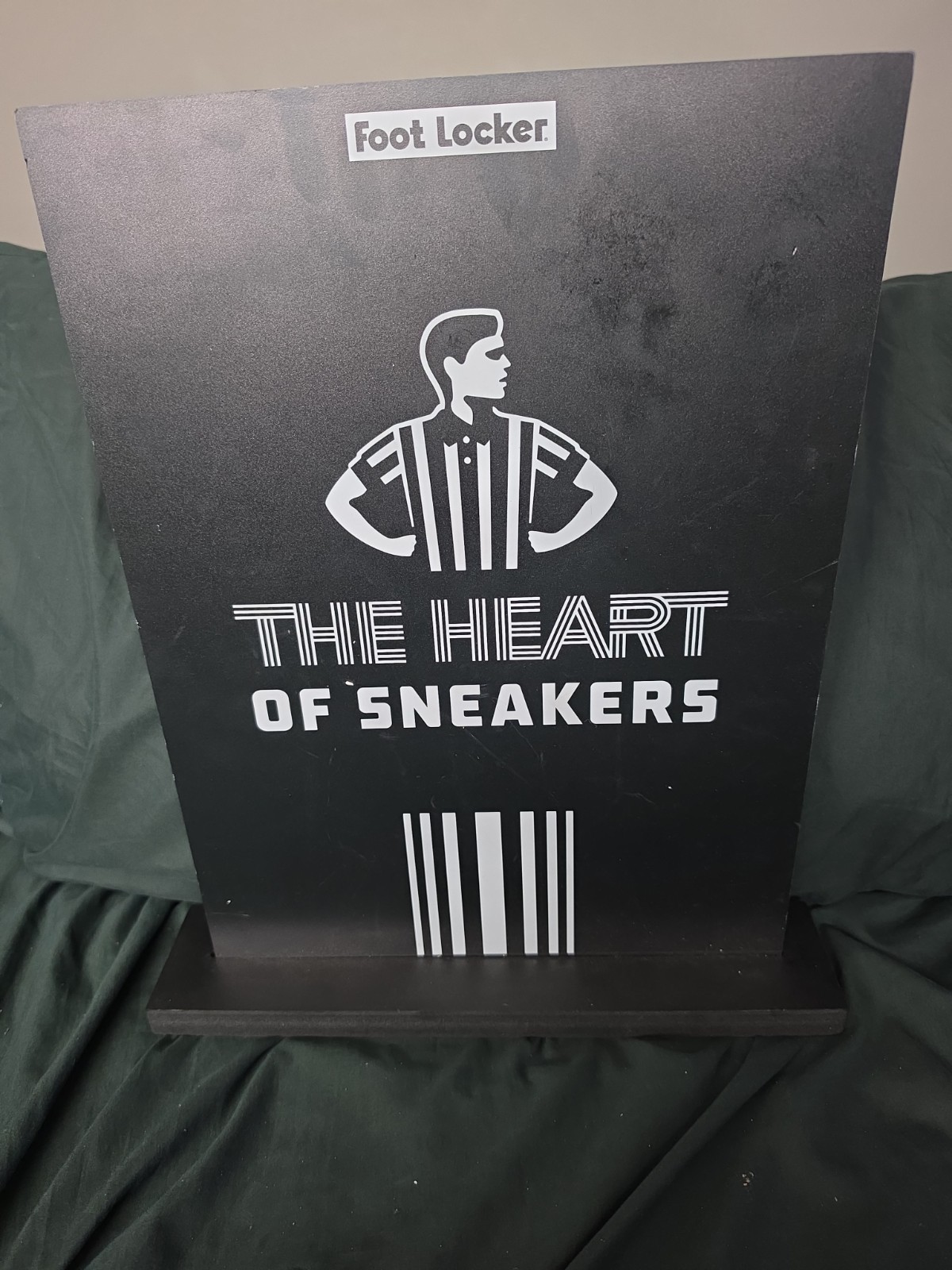 Foot Locker Wooden Display