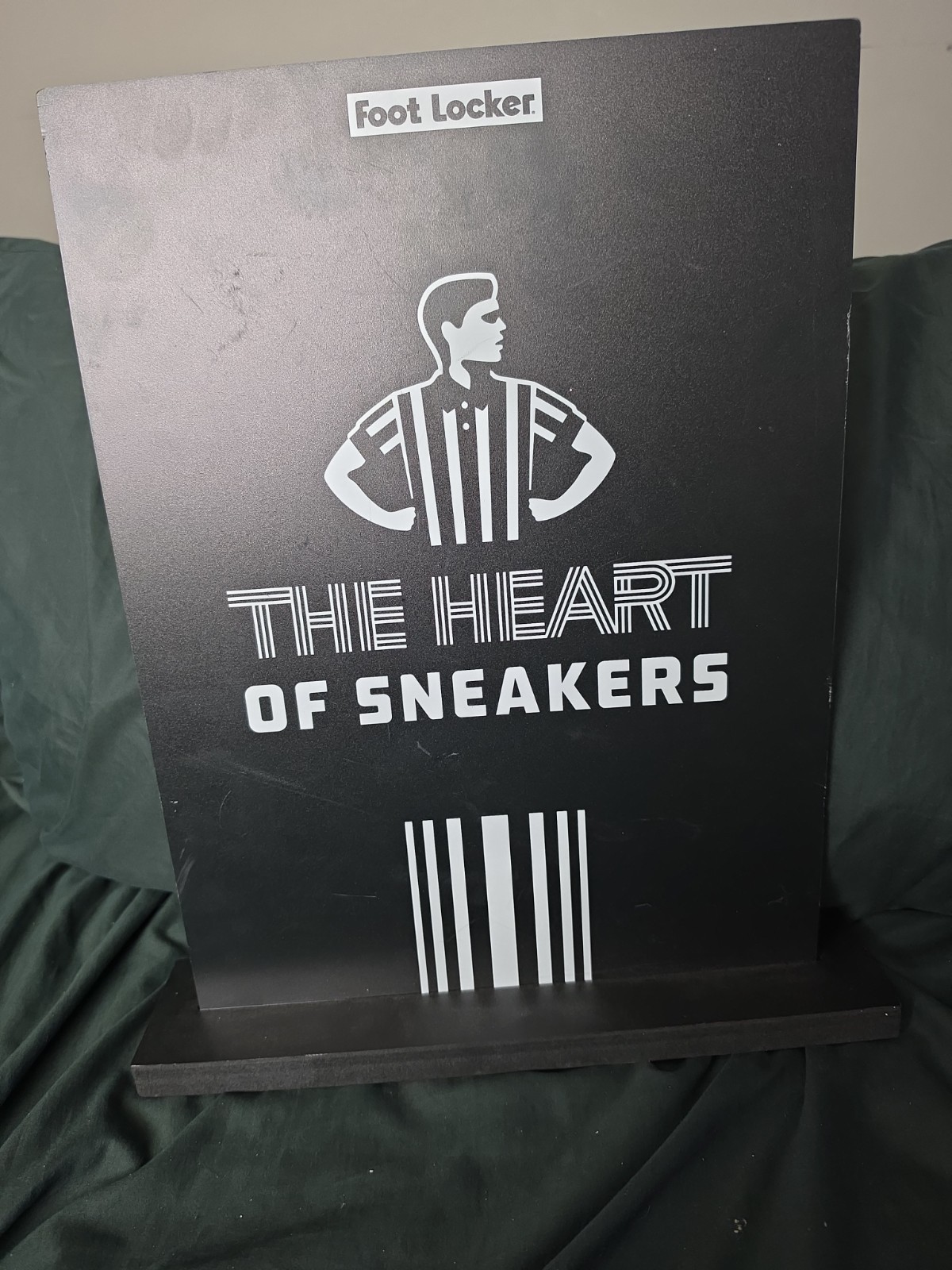 Foot Locker Wooden Display