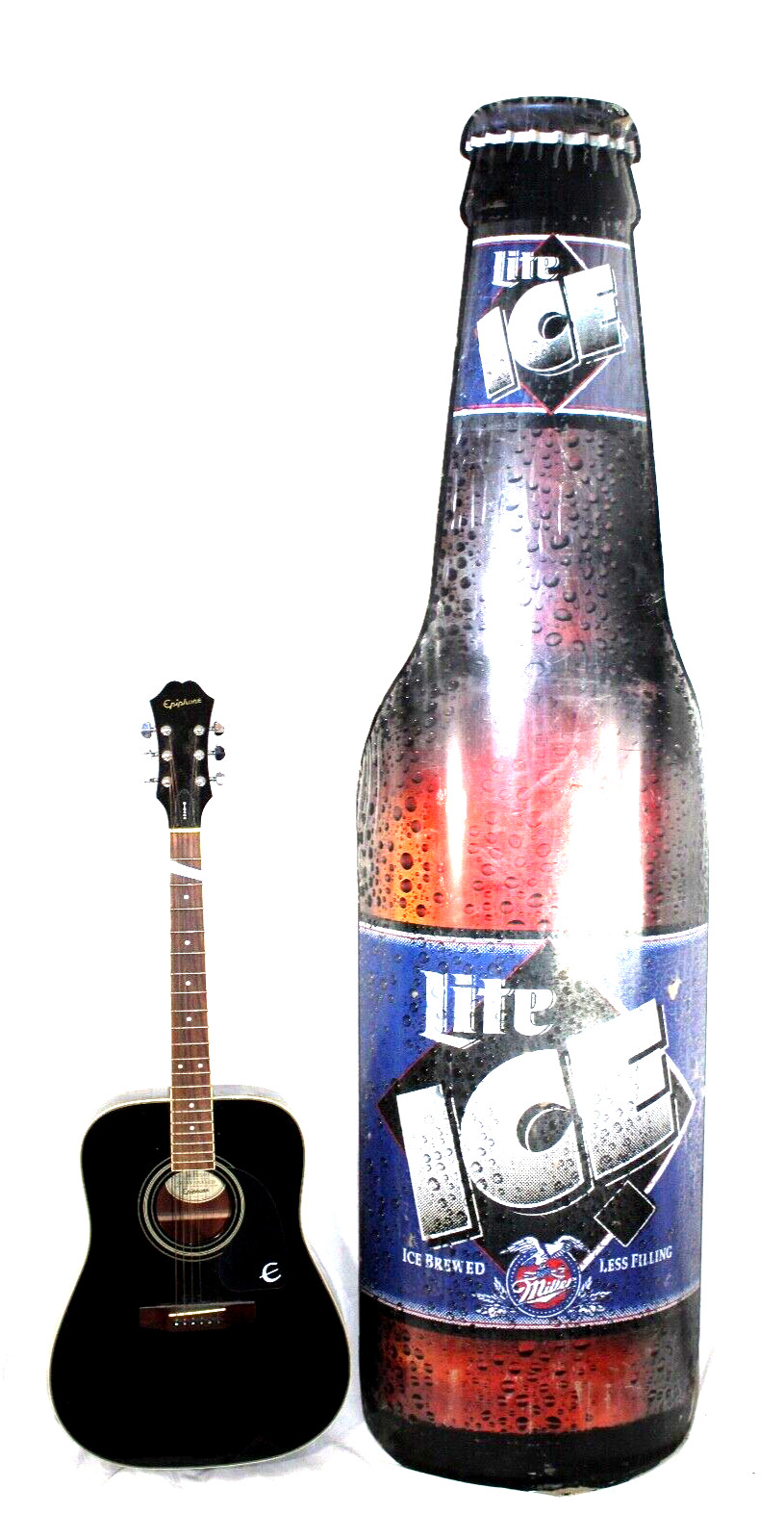 Vintage 1980’s-90’s MILLER LITE ICE 6 Ft Tall 3D Store Display – SEALED RARE