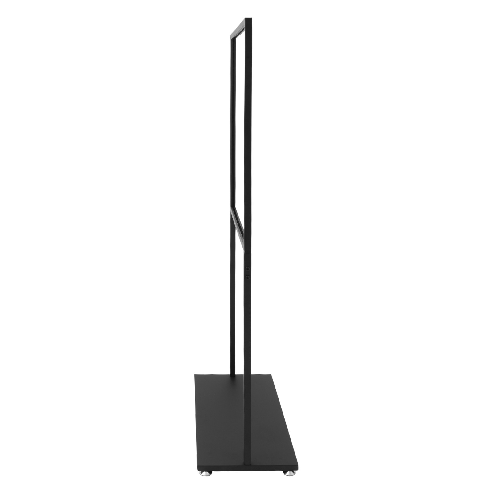 Black Advertising Display Stand Poster Display Stand Freestanding Display Stand