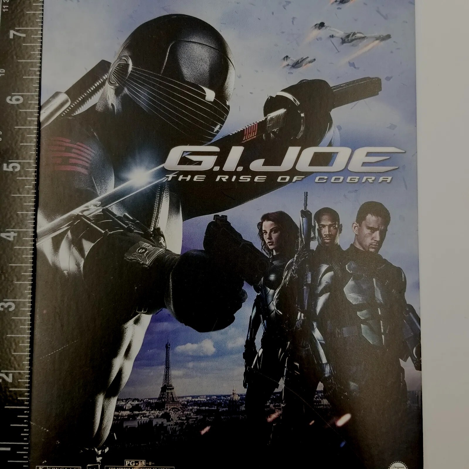 G.I. Joe Rise of Cobra BlockBuster Video Backer Card 5.5″X8″ NO MOVIE Rare