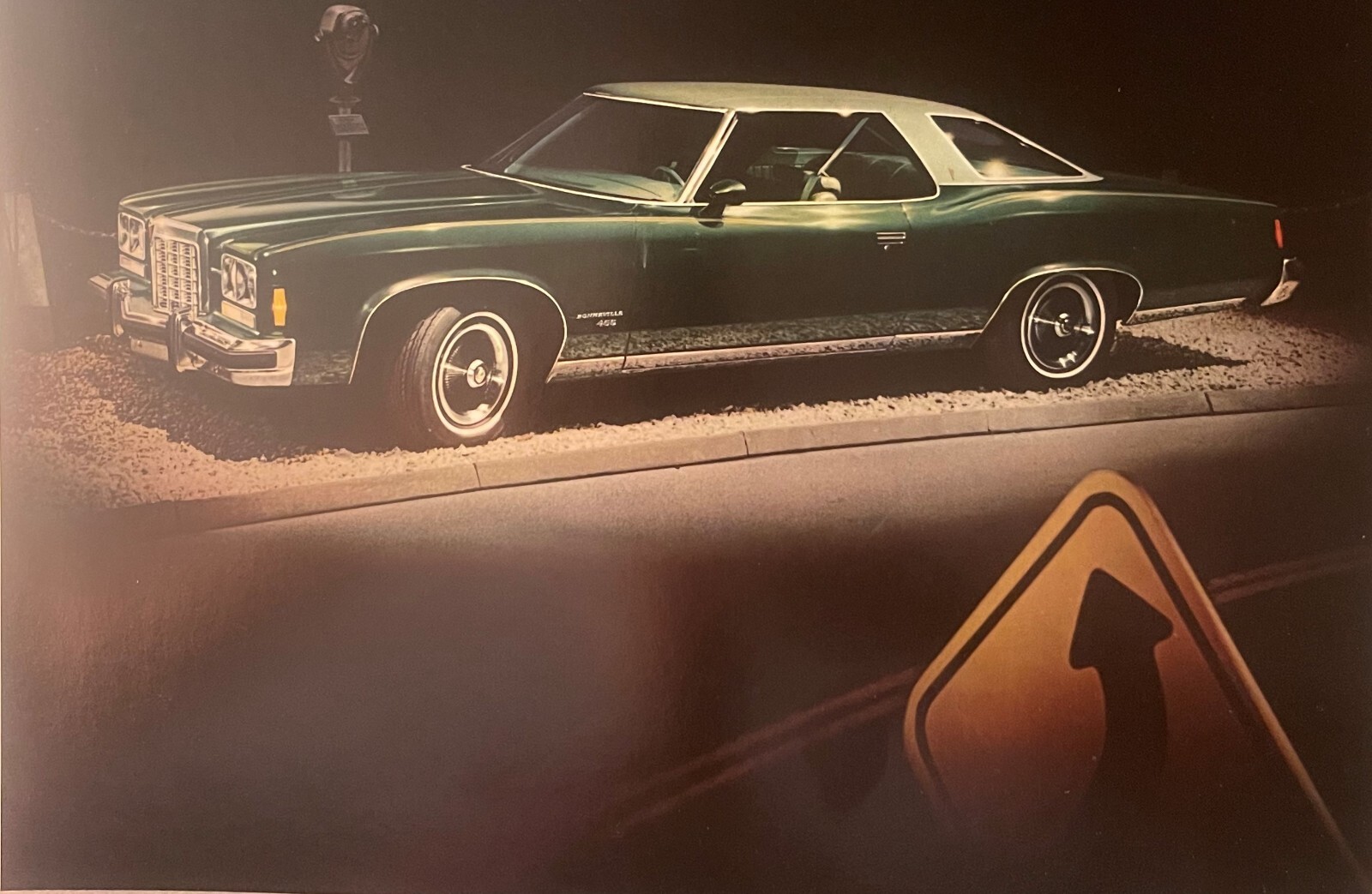Vintage 1974 Pontiac Bonneville Dealer Brochure, Pontiac, MI Homage Salt Flats