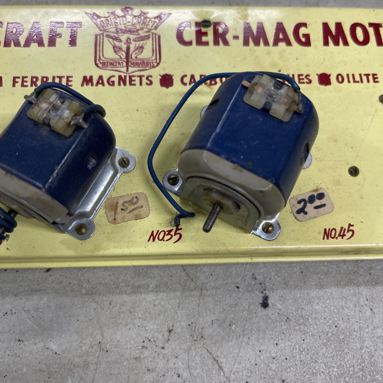 Vintage Aristocraft Cer-Mag Motors Store Display 1950’s Era