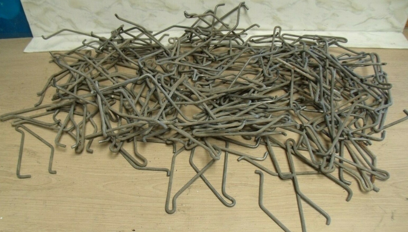 Lot of 13- Vintage Gates Rubber Co. 36″ Fan Belt Wall Display Racks +140 Hooks