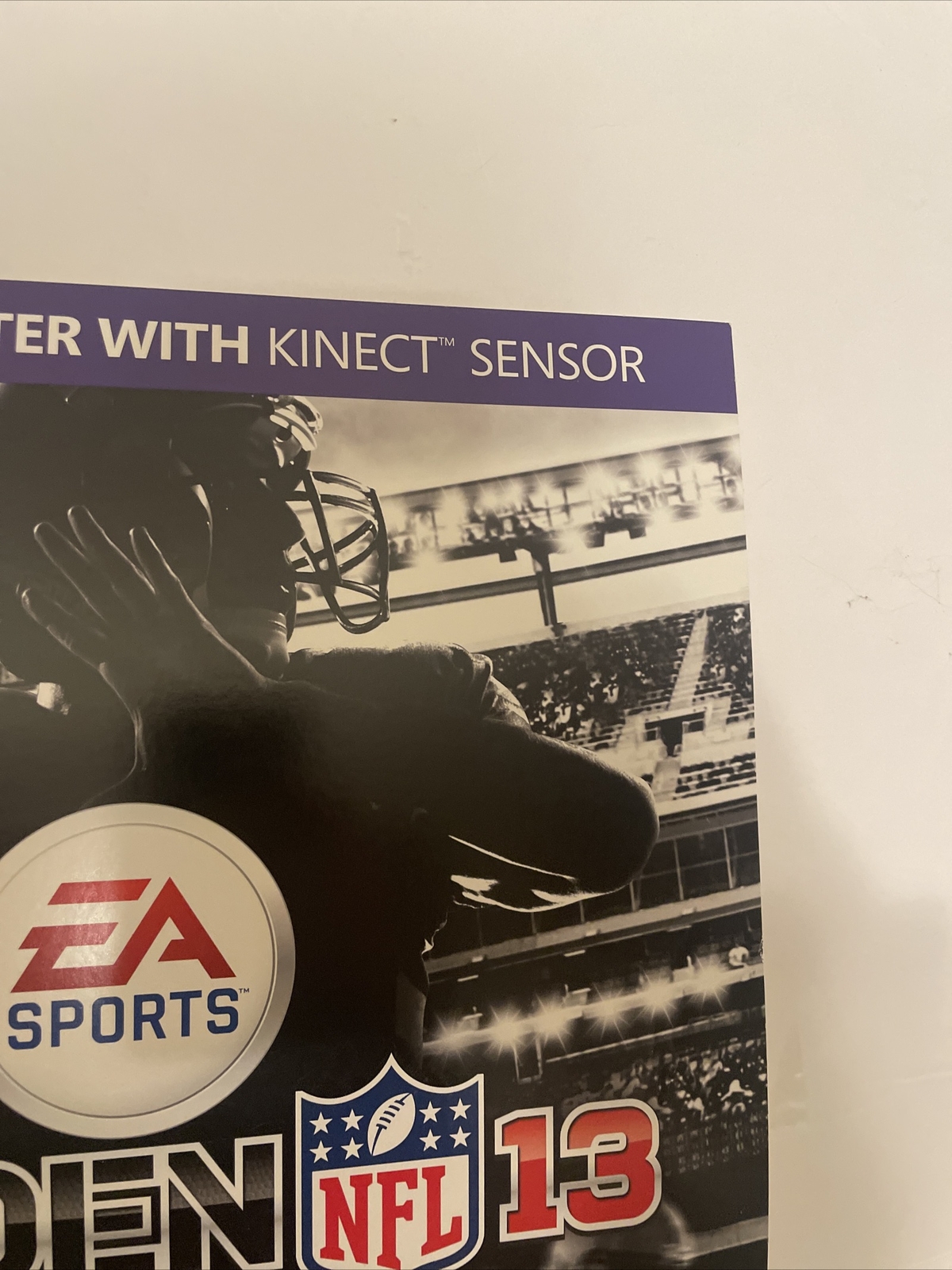 Madden 13 Promotional Display Poster 18×11.5 Inches NOT A GAME