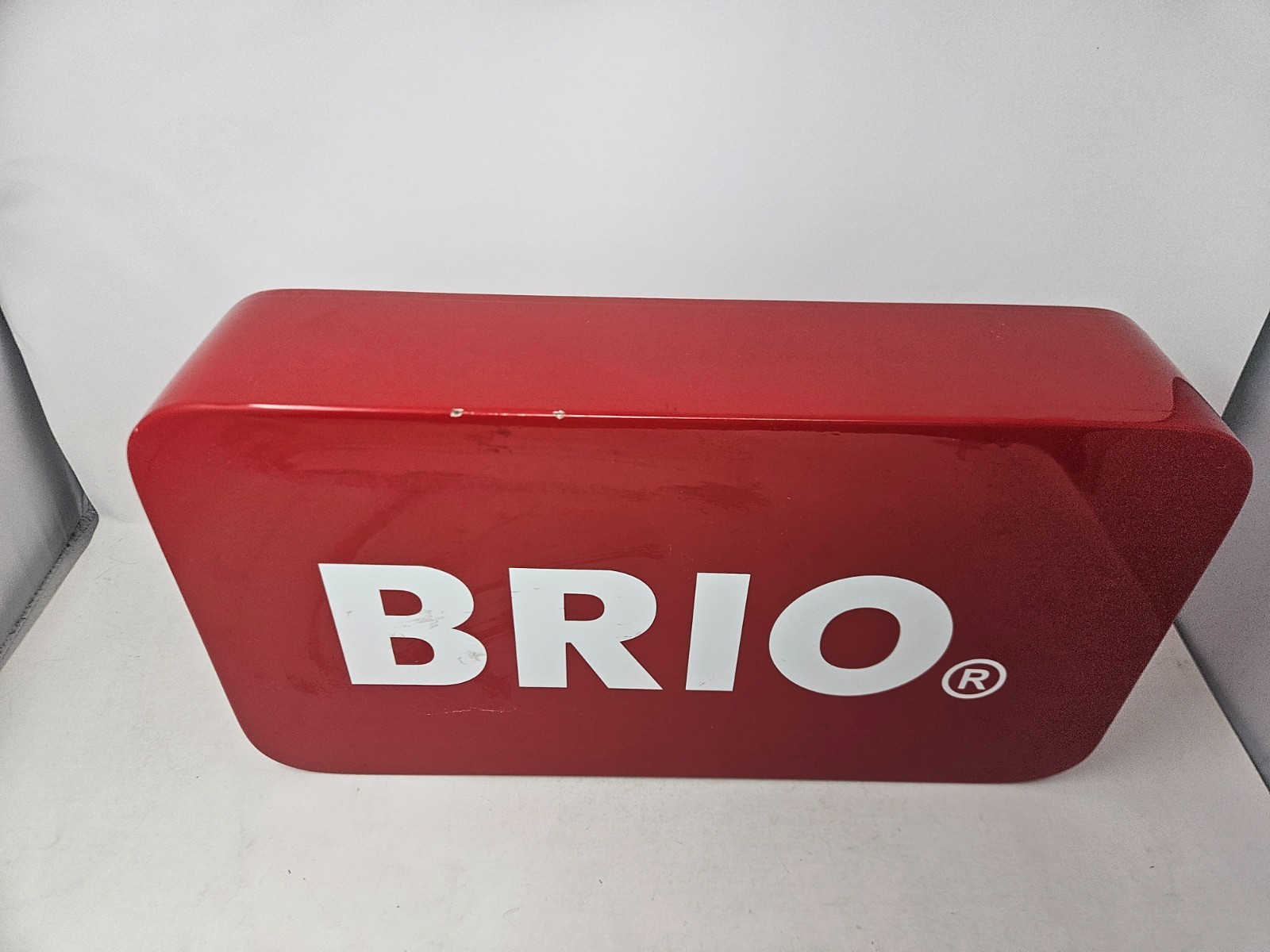 BRIO Toy Store Dealer Promotional Display Sign Logo Block 18X10X4