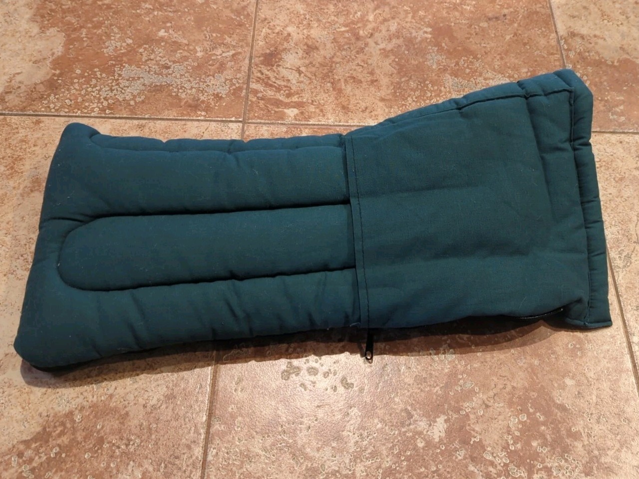 Coleman Doll Sized Mini Sleeping Bag Store Display 22″ Rare Green w/ Plaid RARE!