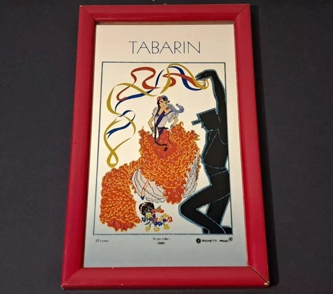 MIRROR FRAME-TABARIN FLAMENCO THEATER-VINTAGE-RIGHETTI DESIGN