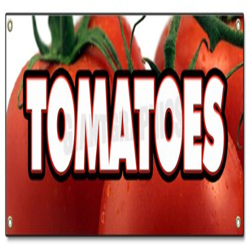 Signmission Tomatoes Banner Sign Tomato Stand Farmers Market Signs B-Tomatoes