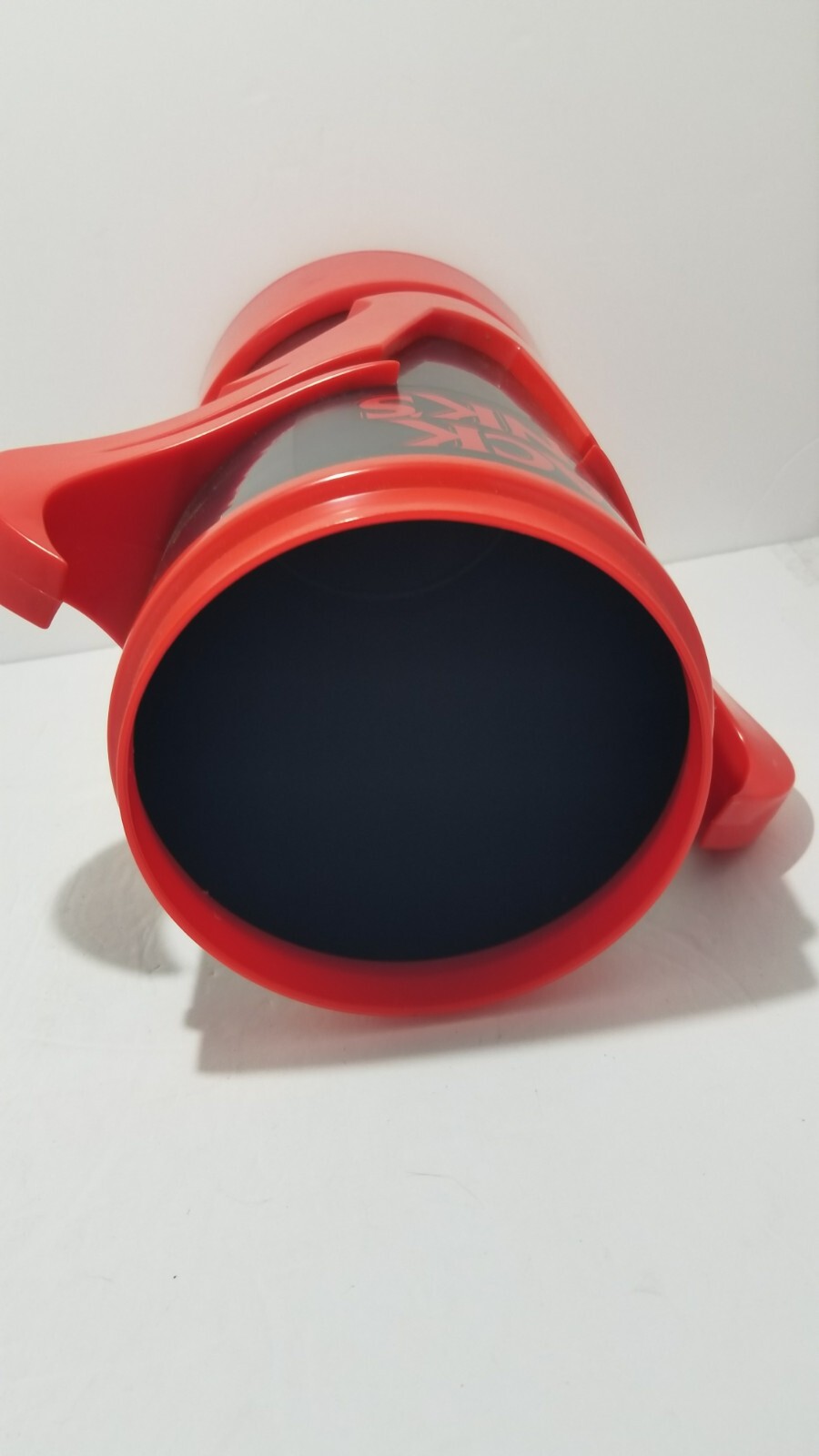Jack Links Store Display Mug Cup Red & Black Bull Horns NEW