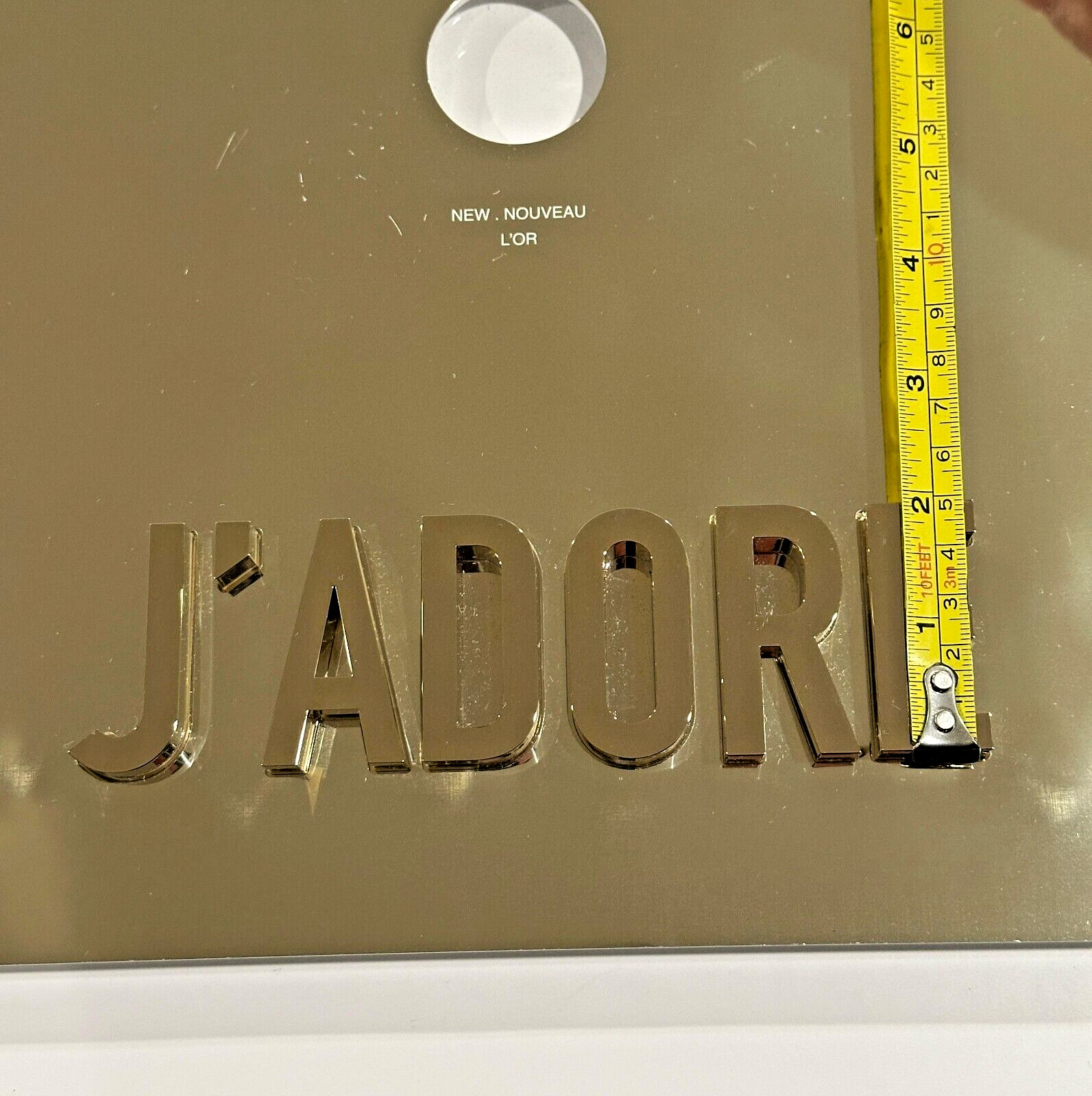 Dior Beauty Perfume Holiday Collector’s ⭐ J’adore L’or ⭐ Charm Display Stand