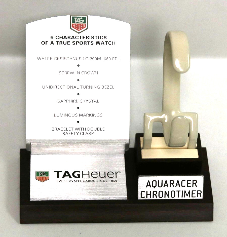 Authorized Dealer Only Store Display TAG Heuer Sport Watch Aquaracer Chronotimer