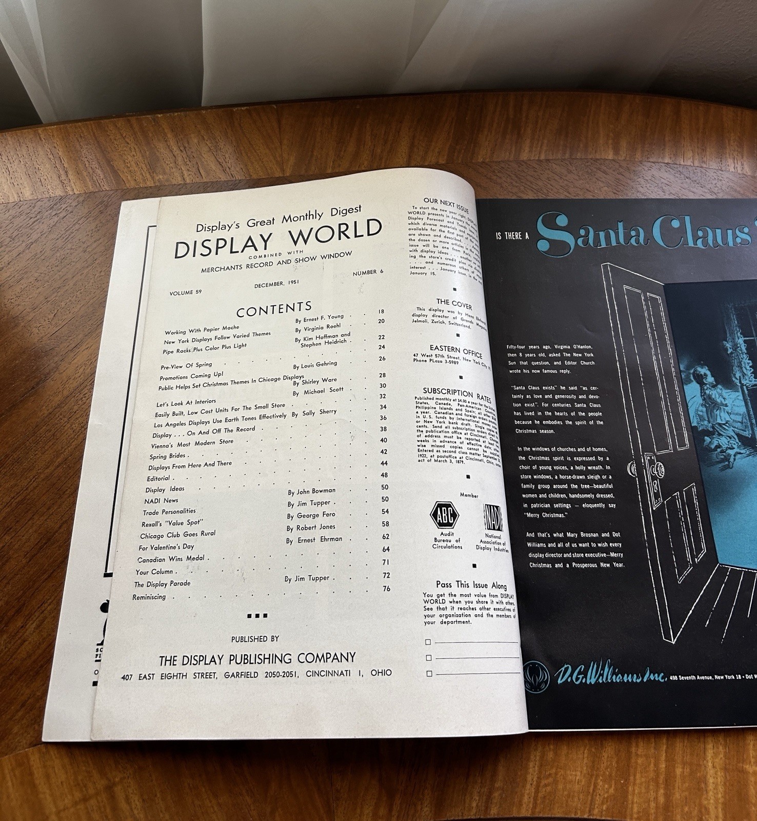 Vintage Display World Magazine 1951 Retail Store Window Mannequins Advertising
