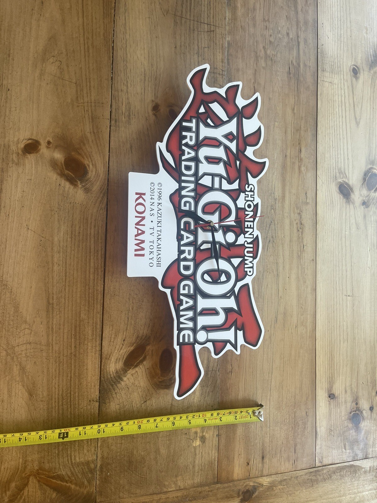 Yu-gi-oh! Shonen Jump Clock Store Display Konami Advertising Sign