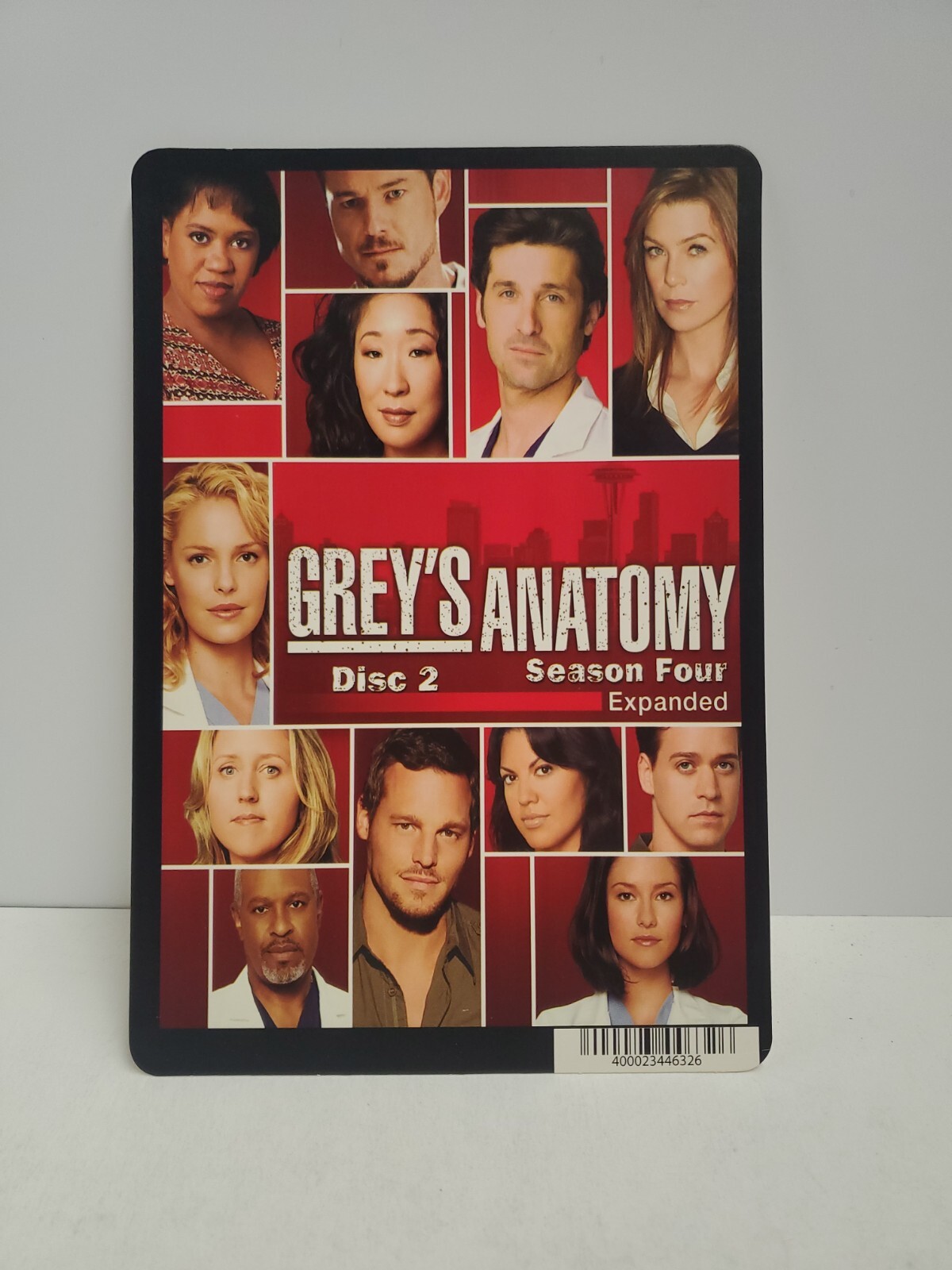 Grey’s Anatomy Season 4 Disc 2 BLOCKBUSTER DVD BACKER CARD ONLY 5.5″X8″