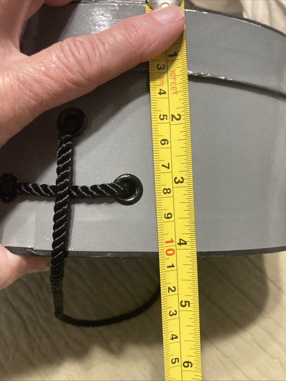 Vintage Hat Box Grey 10 By 8 In Lord And Taylor