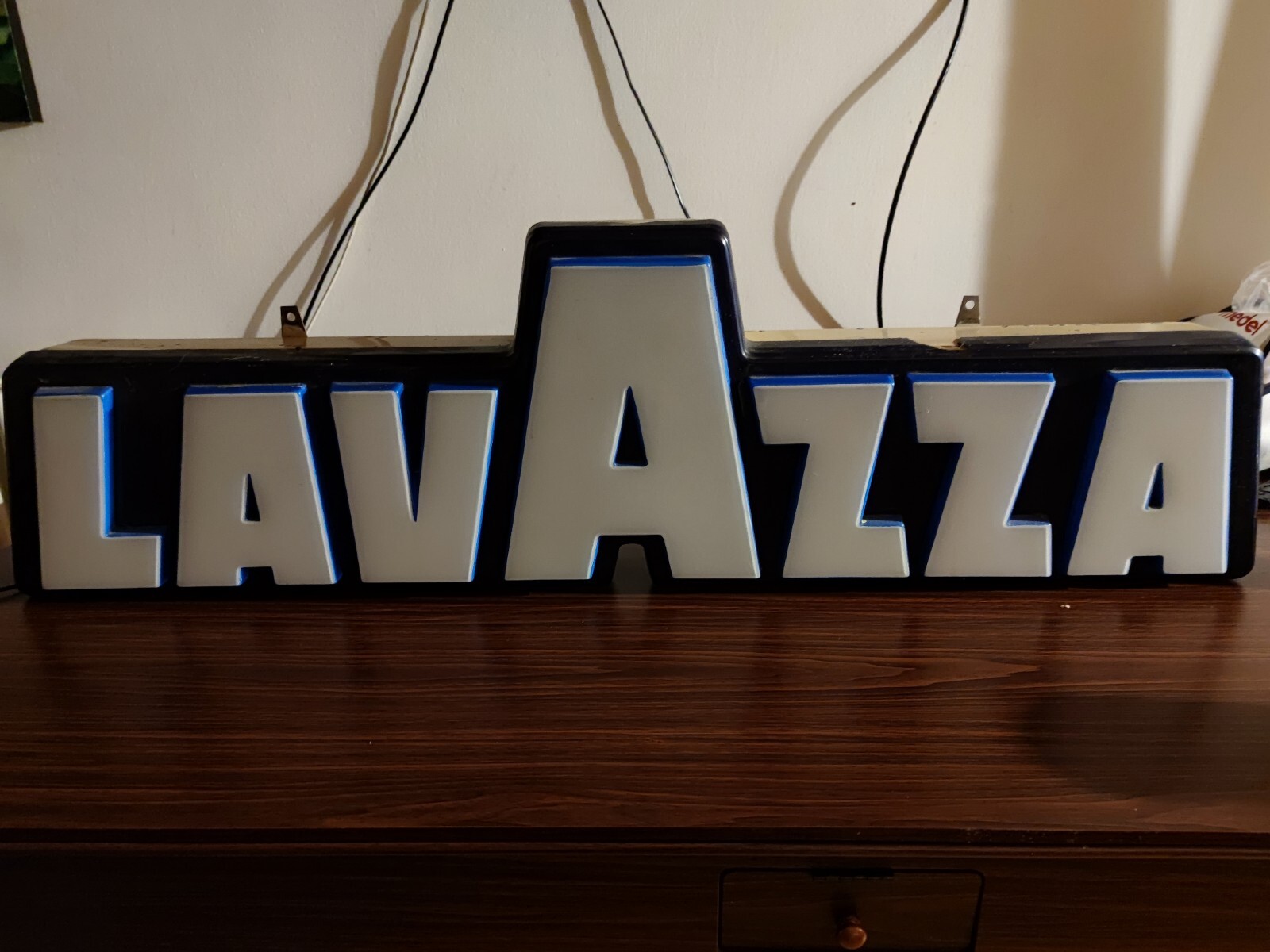vintage luminous Lavazza sign