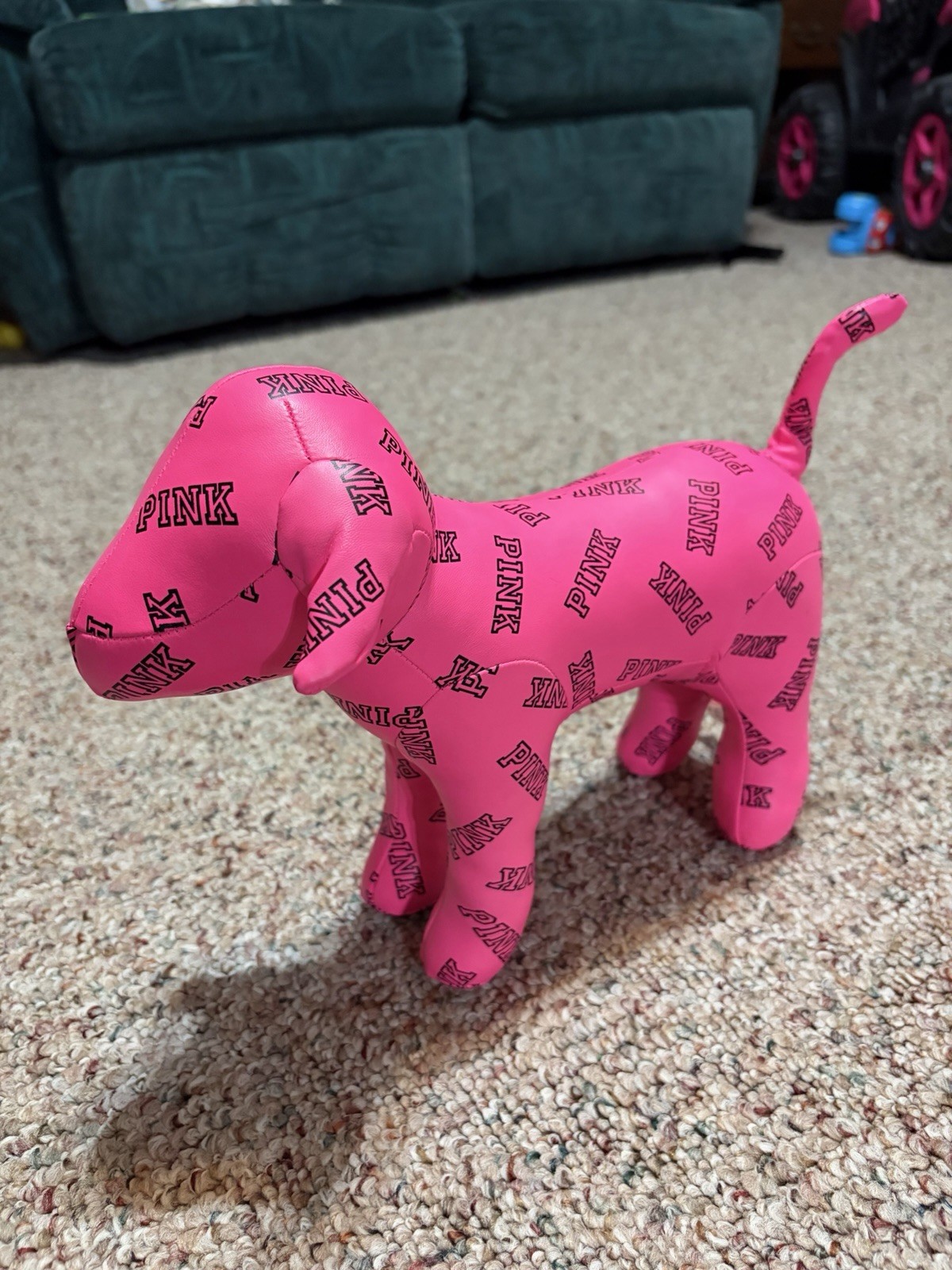 Pink Brand Dog Decor Stuffed Display
