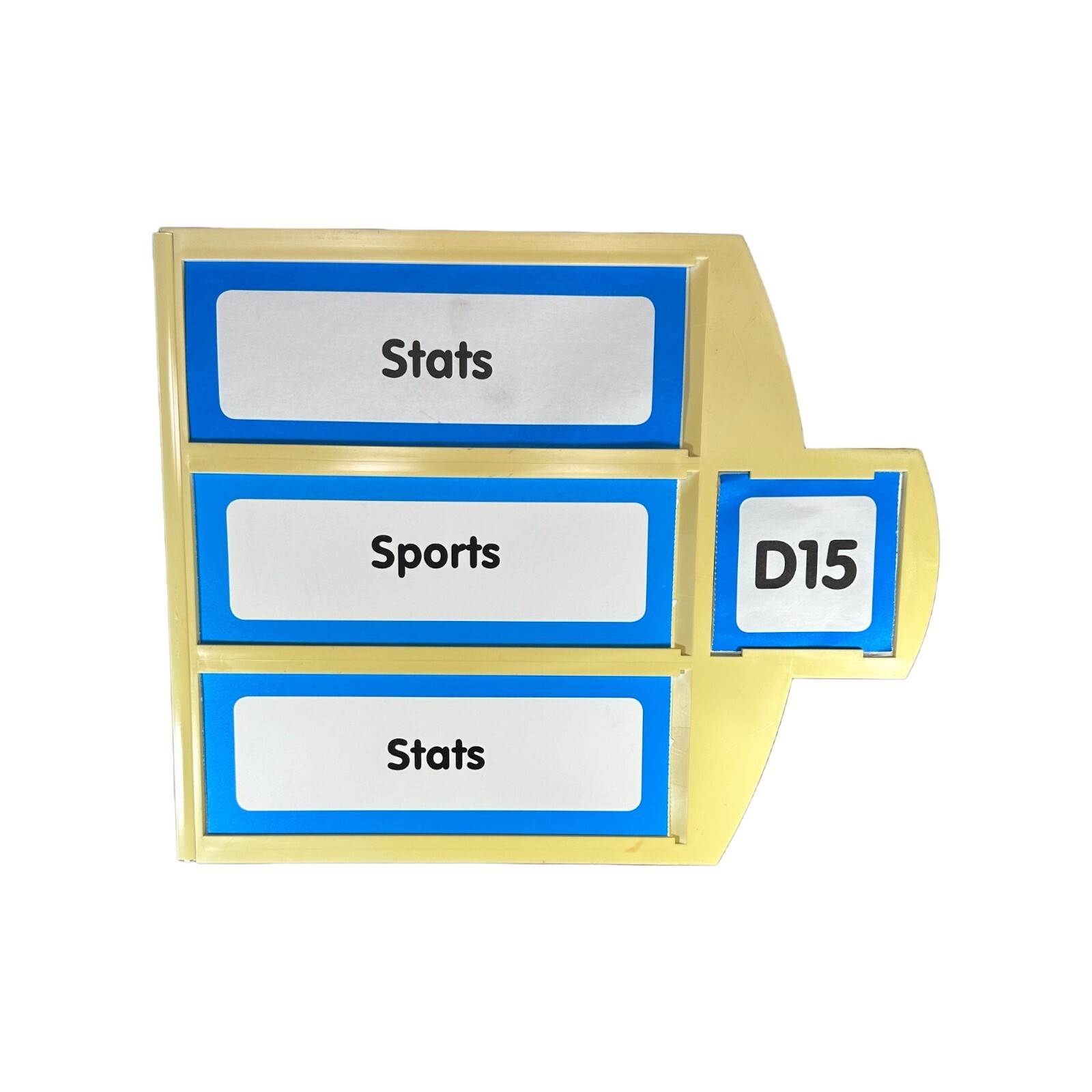 Toys R Us True Aisle Sign D15 Stats, Sports, Stats