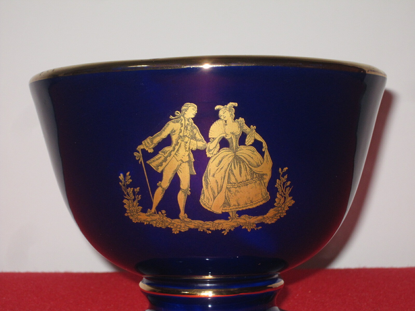 CAFFAREL PROCHET S.A. TORINO 2 Cup Vintage Candy Chocolate Holder Vase