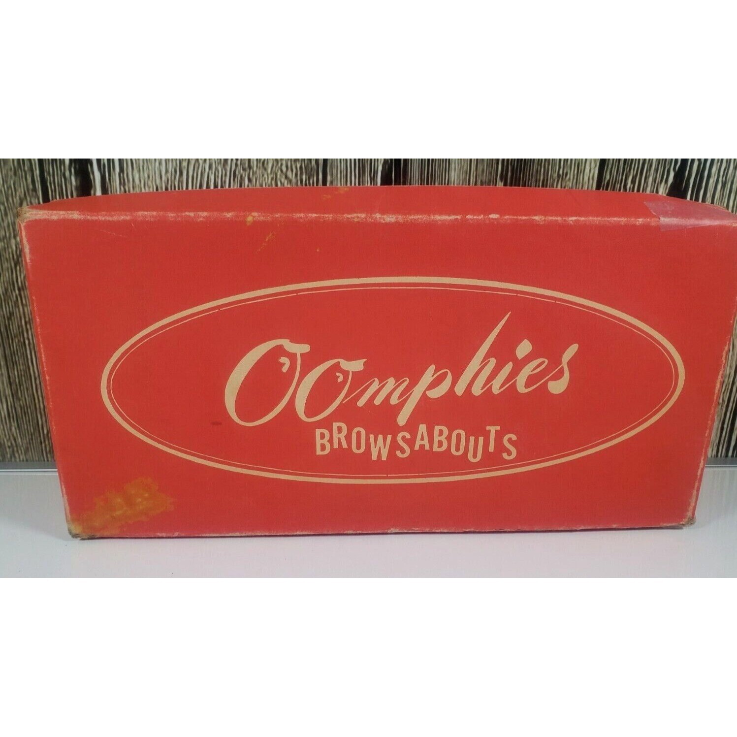 Womens OOMPHIES BROWSABOUTS Empty She Box Prop Movie Display Box Vtg READ