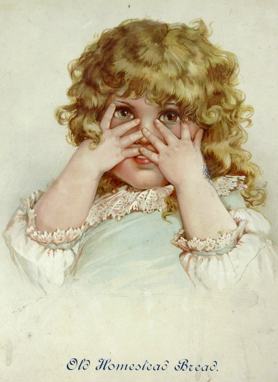 Victorian Trade Card Store Display Old Homestead Bread Company Denver CO 1900s