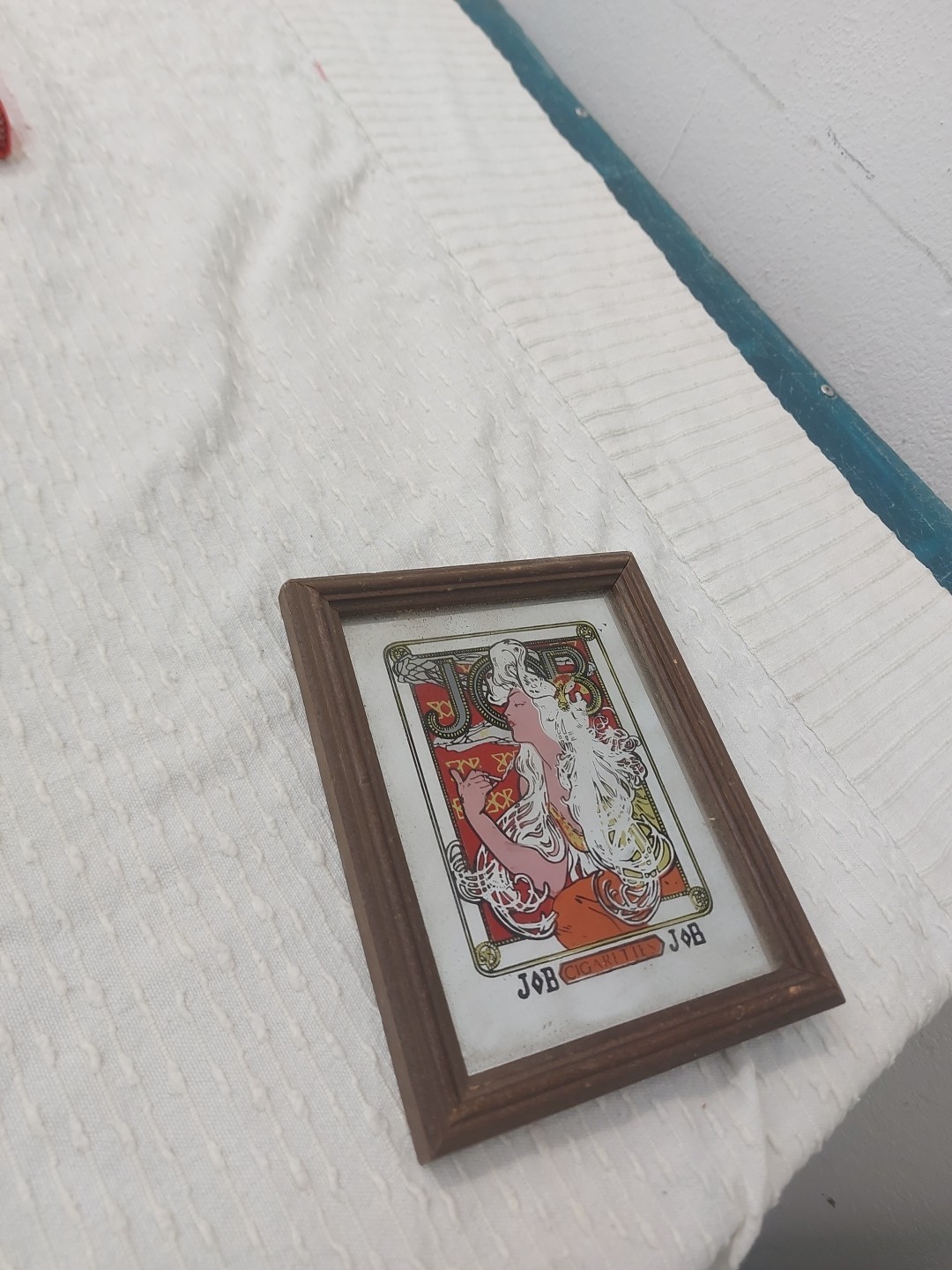 Vintage Job Cigarettes Mirror Cigarette Advertising Mini Mirror Advertising