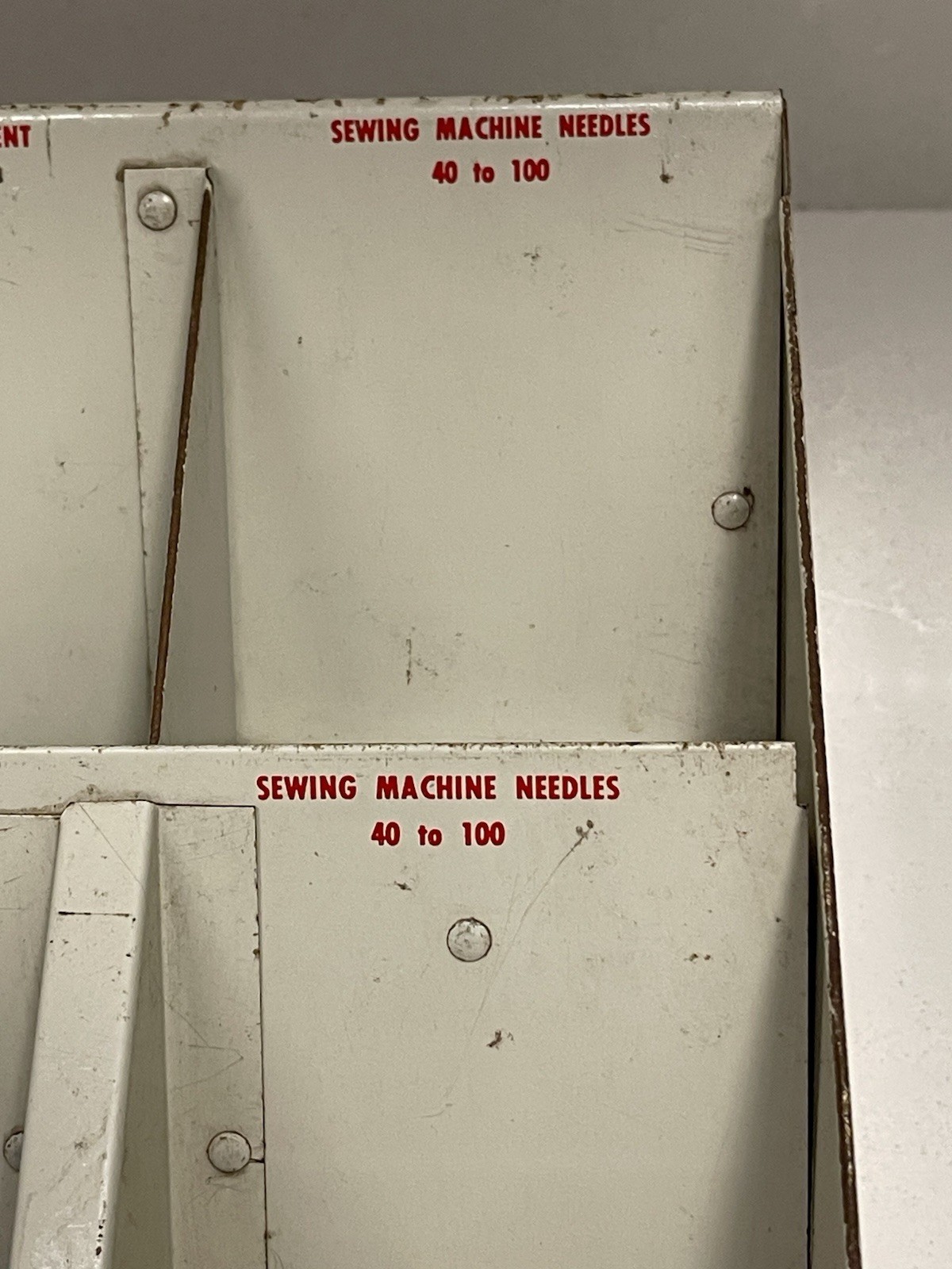 Vintage Boye Needle Company Metal Cabinet Display For Store Can Be Hung