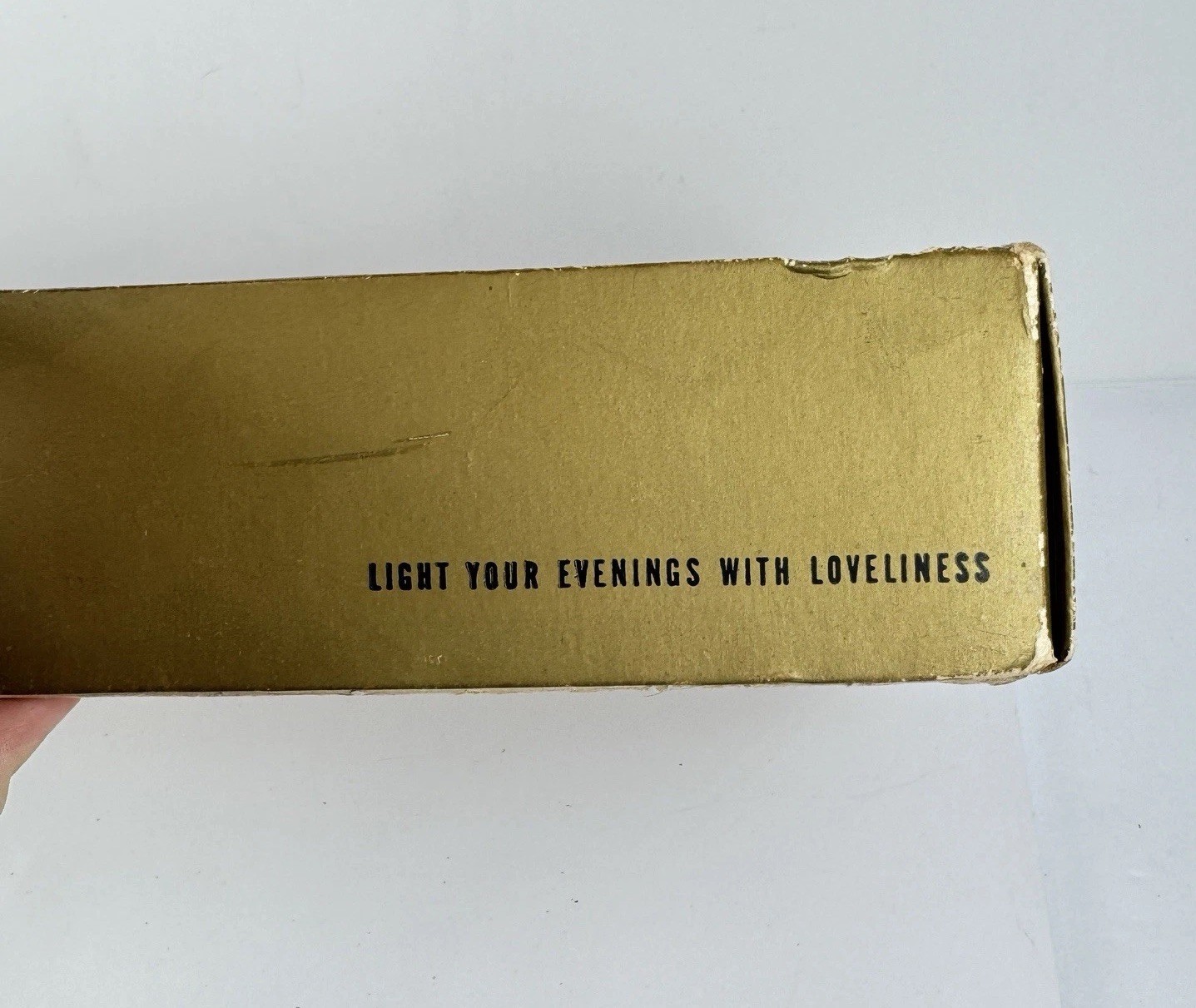 VTG Victrylite Candle Co Box No 612 Advertising Ephemera Oshkosh WI No Candles