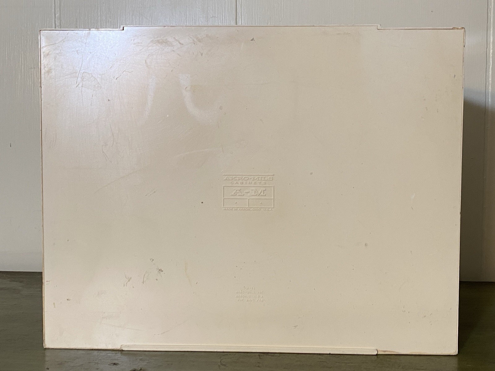 Small Rare Vintage Plastic General Electric Part Organizer Sorter Cabinet GE Box