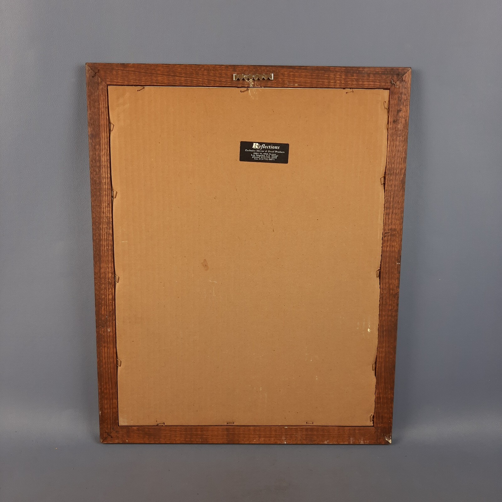 Vintage 1970s Extra Crown Sign Wall Picture Advertising Mirror