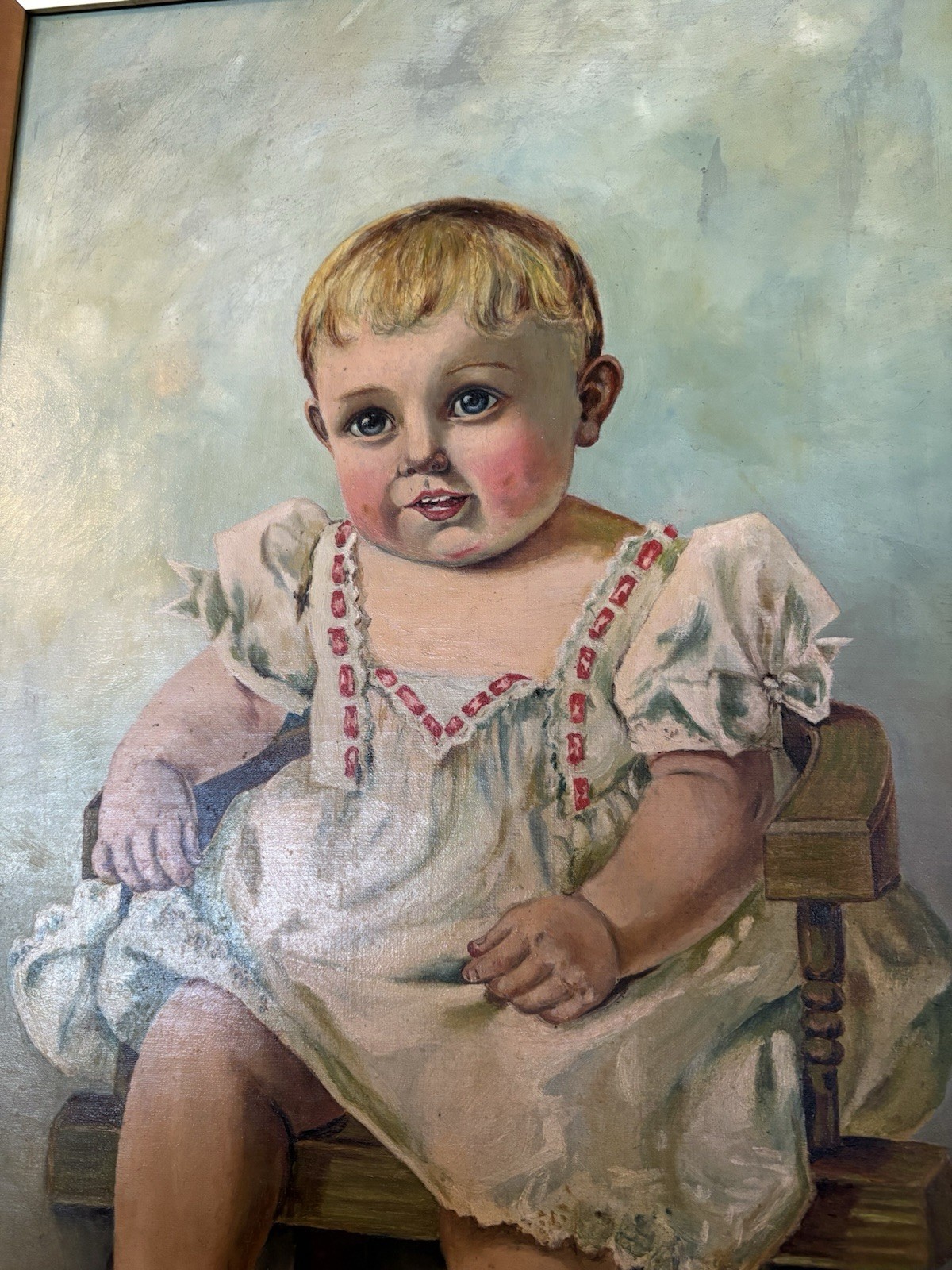 Victorian General Store Sign Mellin’s Baby Food Co Advertising Oil Painting Shop