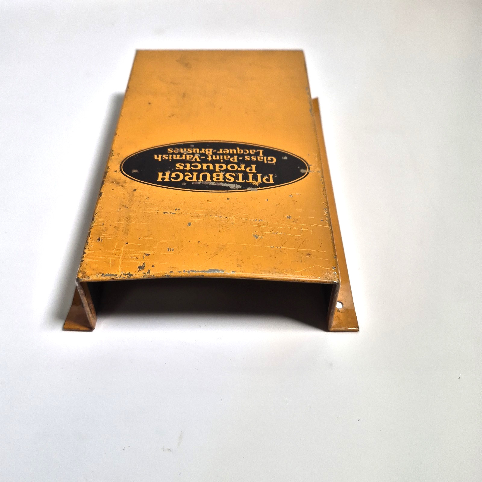 Vintage Pittsburgh Products Metal Display Tray Sign Industrial Decor
