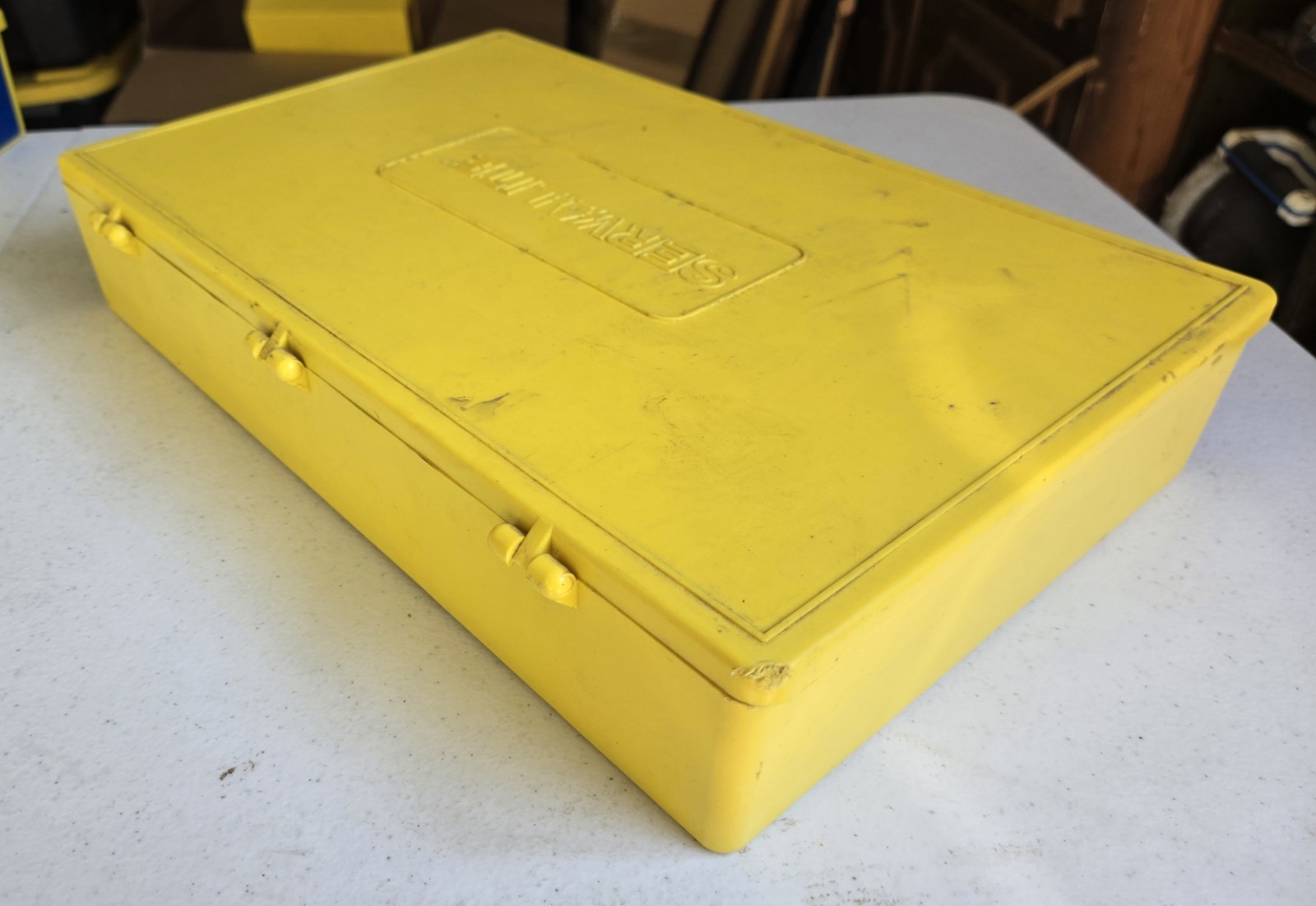 Used Large Serv-a-Lite Drawer Parts Storage Box Serv-a-lite Products Inc Empty