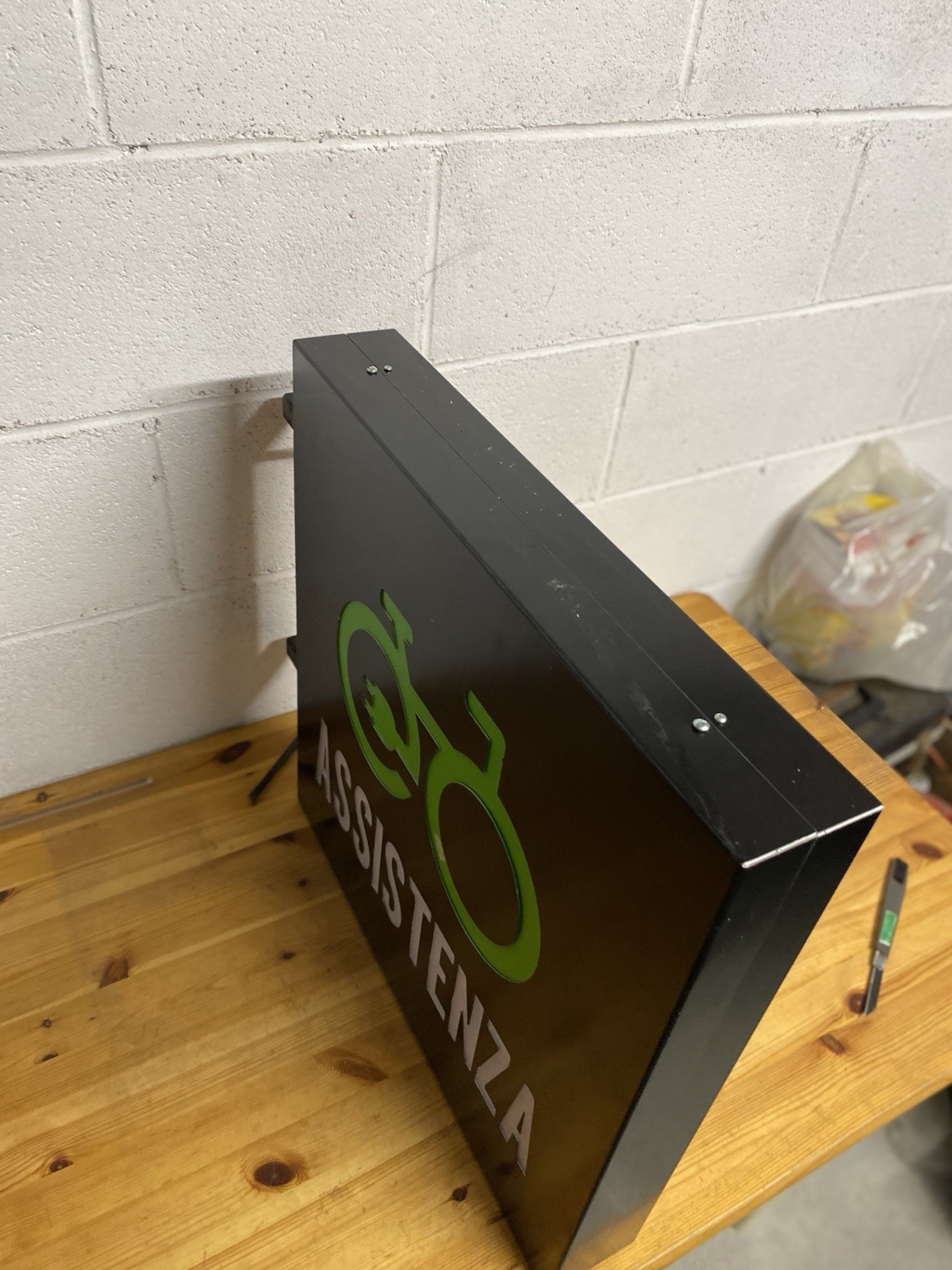 Ex Two-sided Sign With Logo Cell Phones And Electric Bike