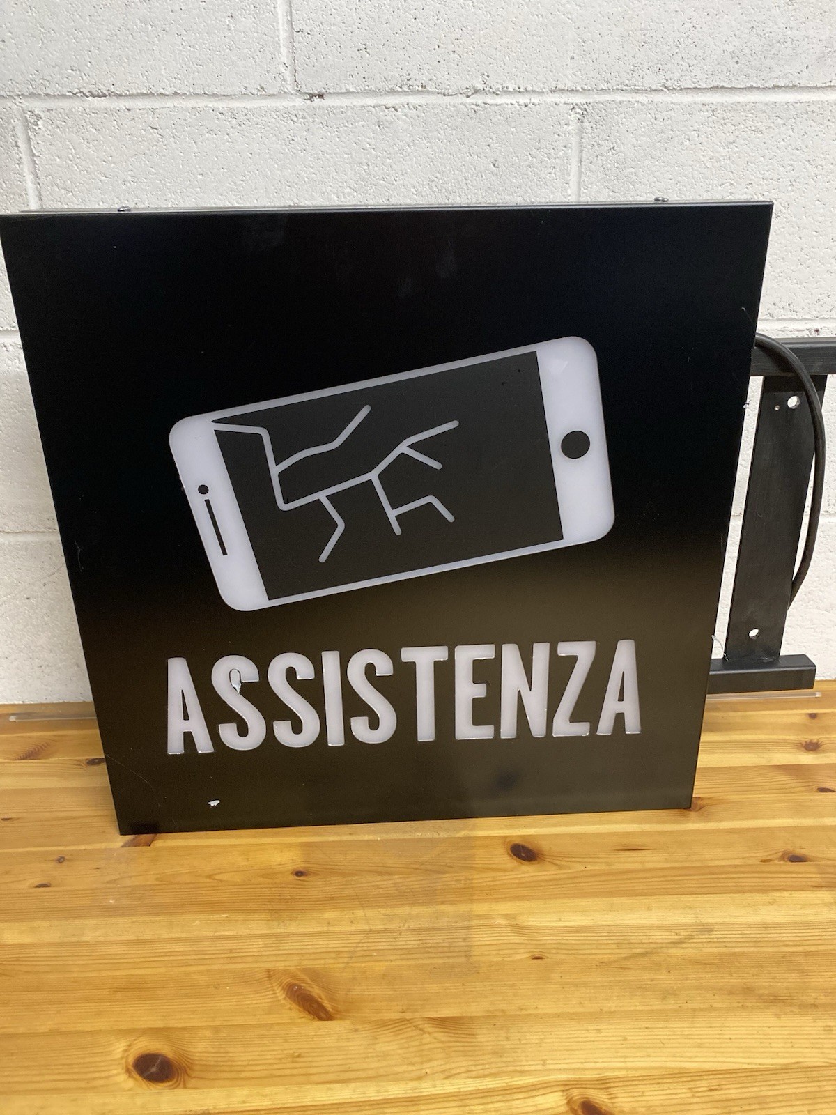 Ex Two-sided Sign With Logo Cell Phones And Electric Bike