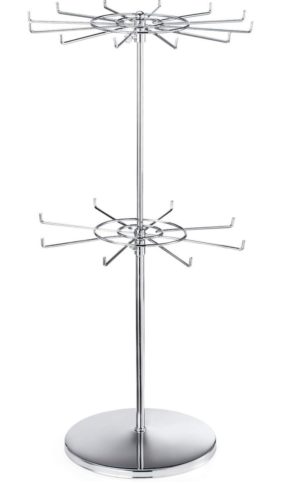 Tier Spinning Display Stand ，Heavy Duty Adjustable Countertop Stand