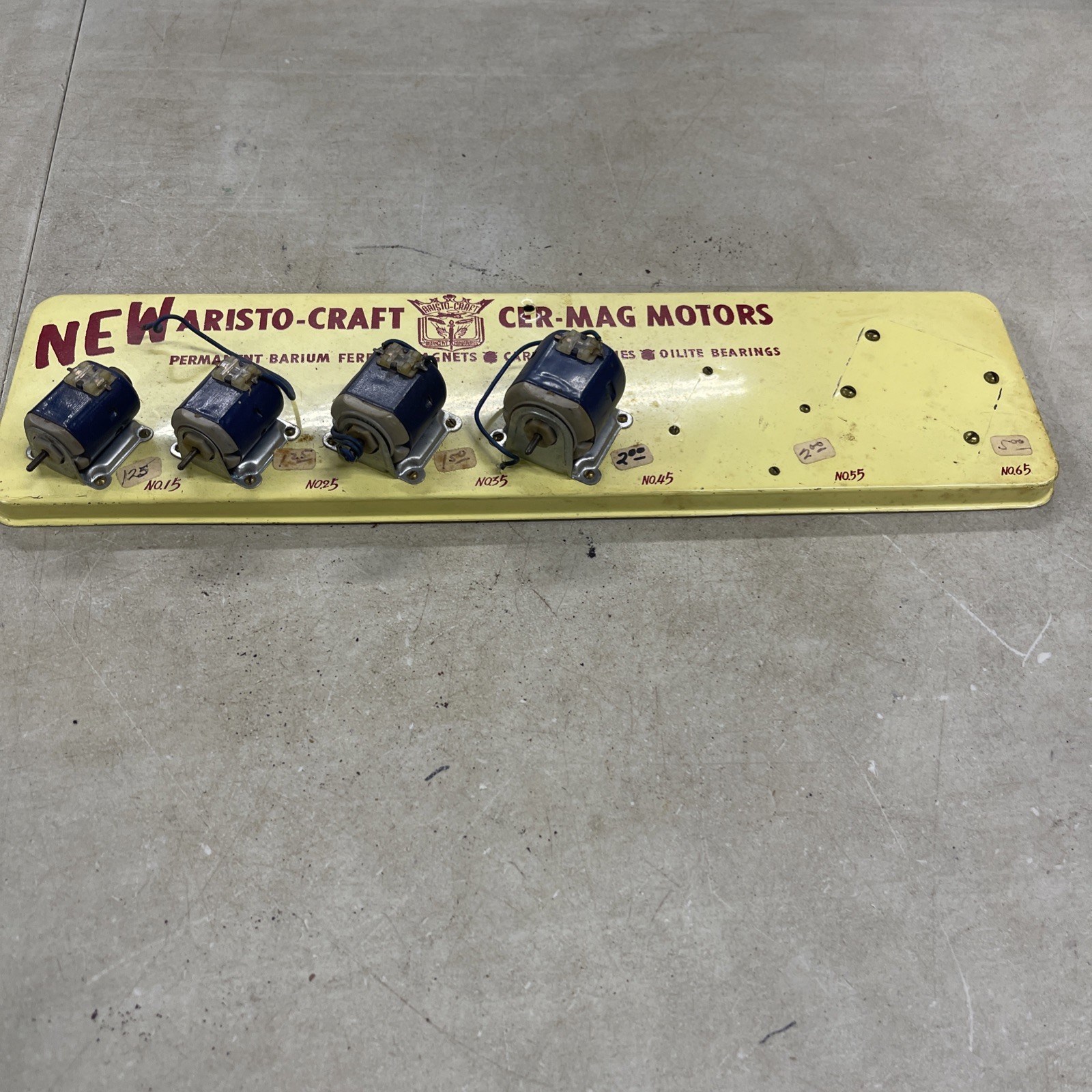 Vintage Aristocraft Cer-Mag Motors Store Display 1950’s Era
