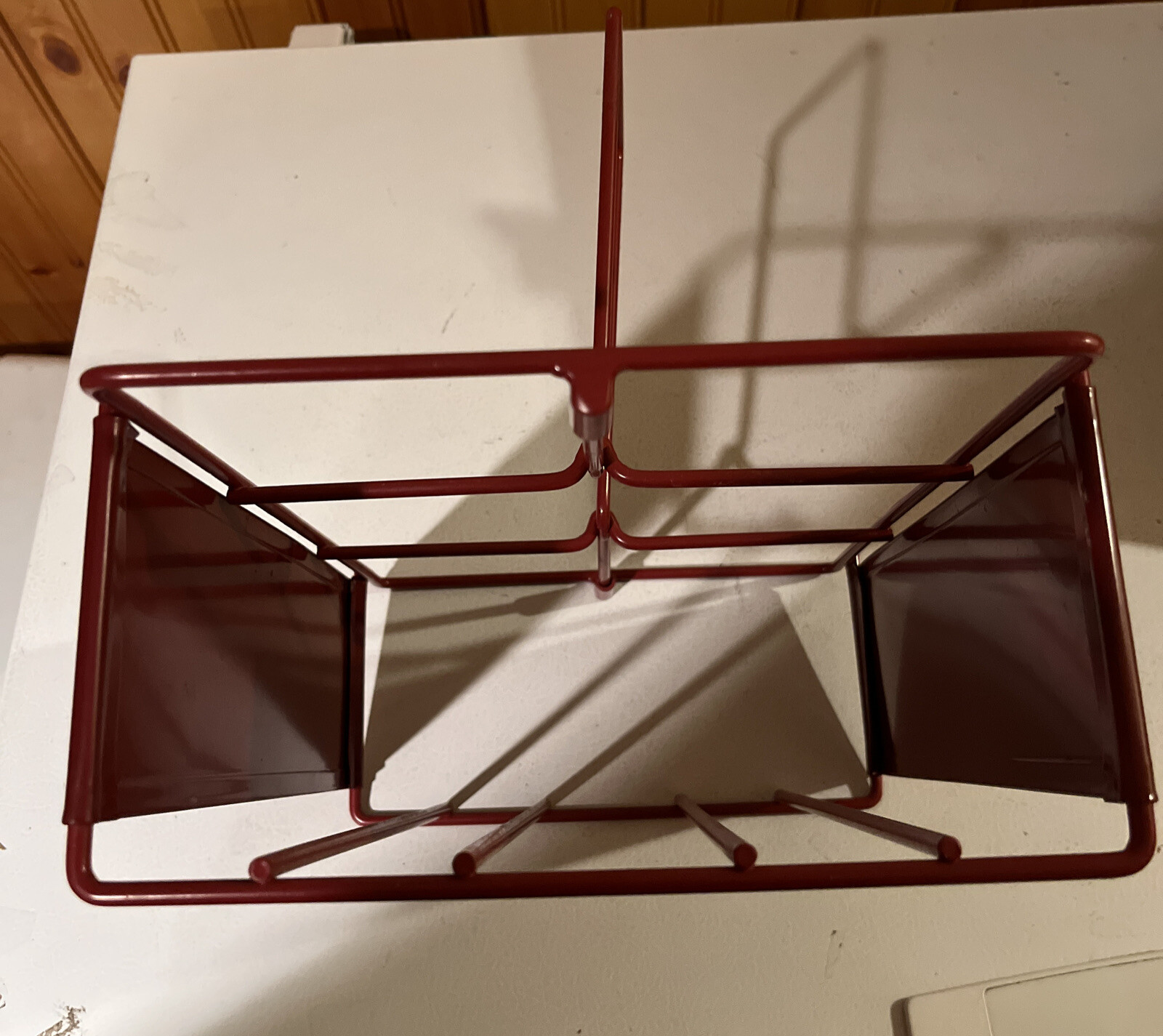Vintage Mueller Ankle Socks Metal Store Display Rack Carrier