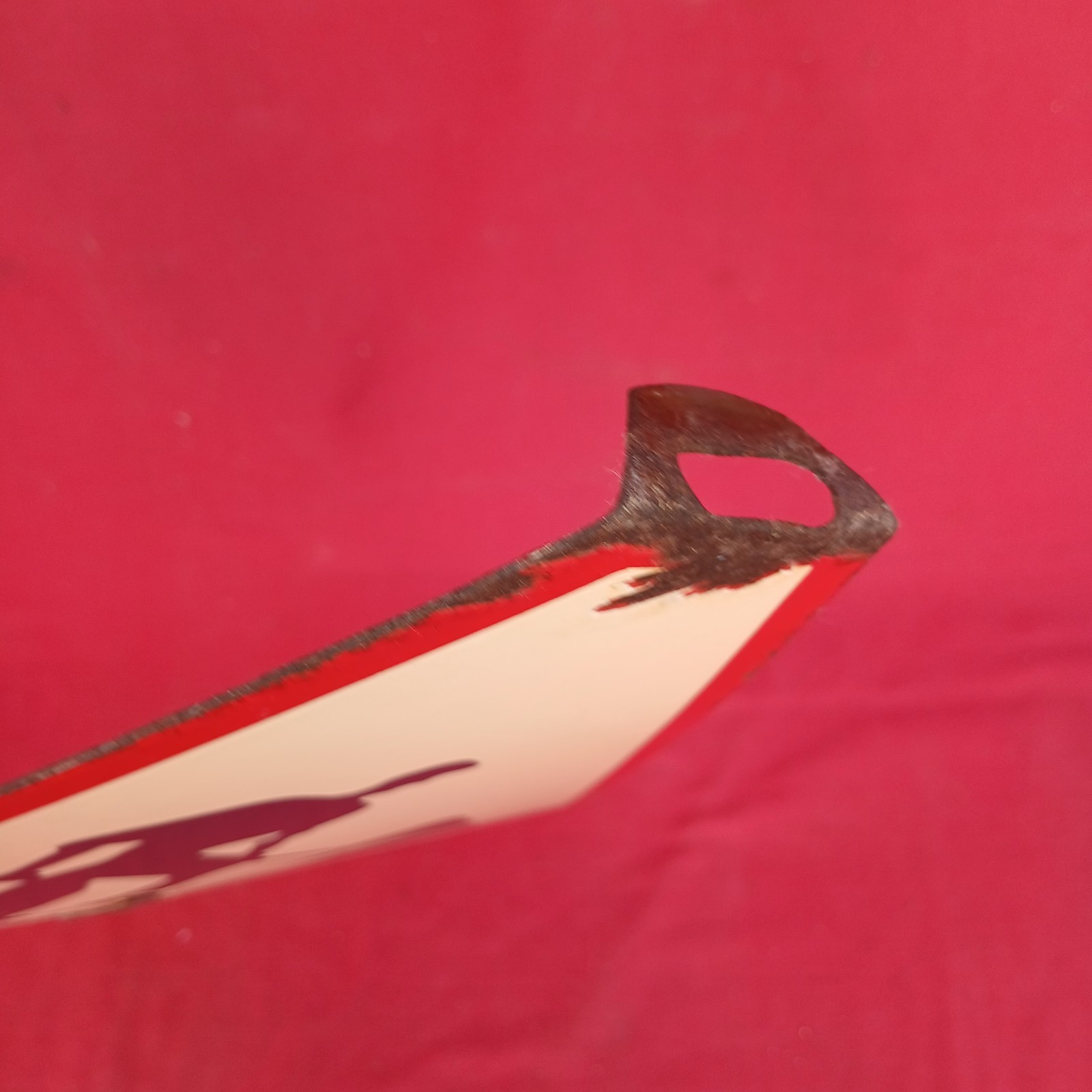Vintage 1950s France Heavy Enamel Industrial Road Sign