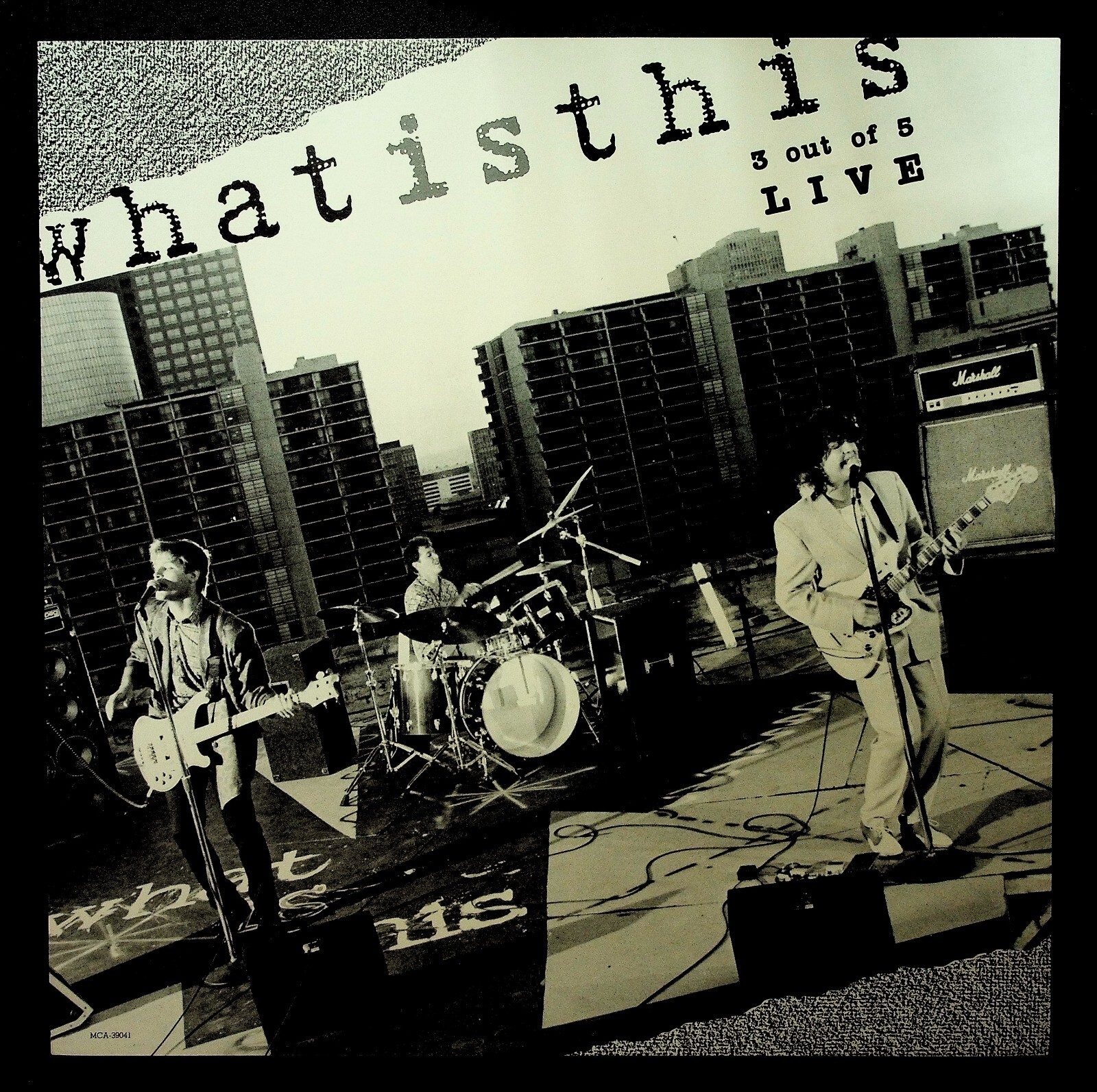 What Is This 3 out of 5 LIVE Album Record Store Promo Display 12.5″ 103124WNON-G