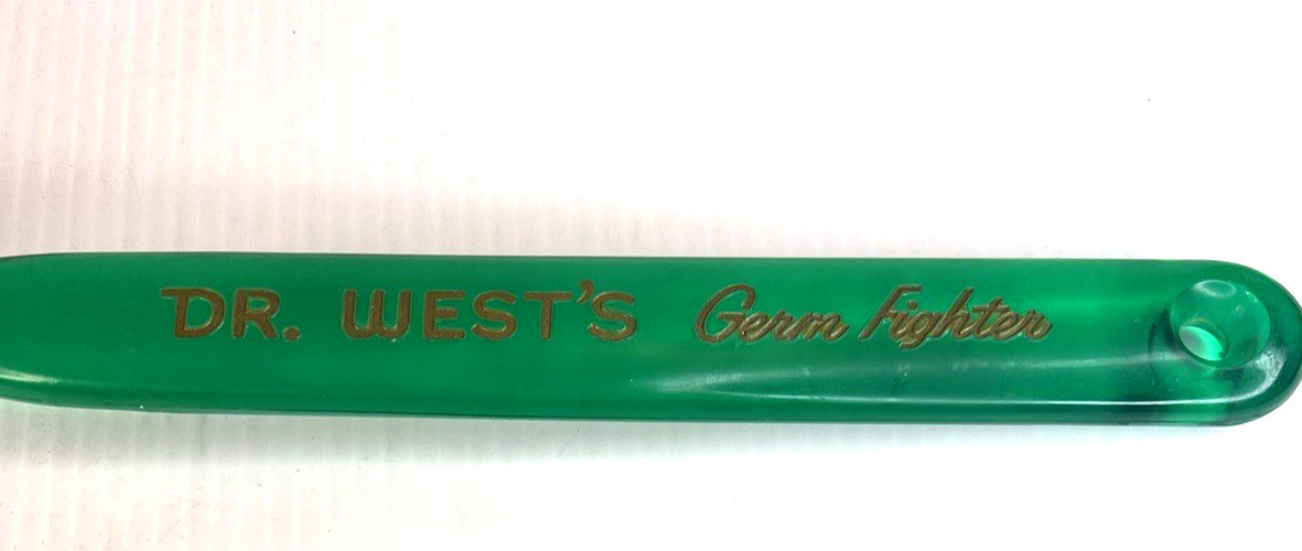 Dr. West’s 1940’s/50s Advertising Giant Store Display, Green, 17.5″ Long