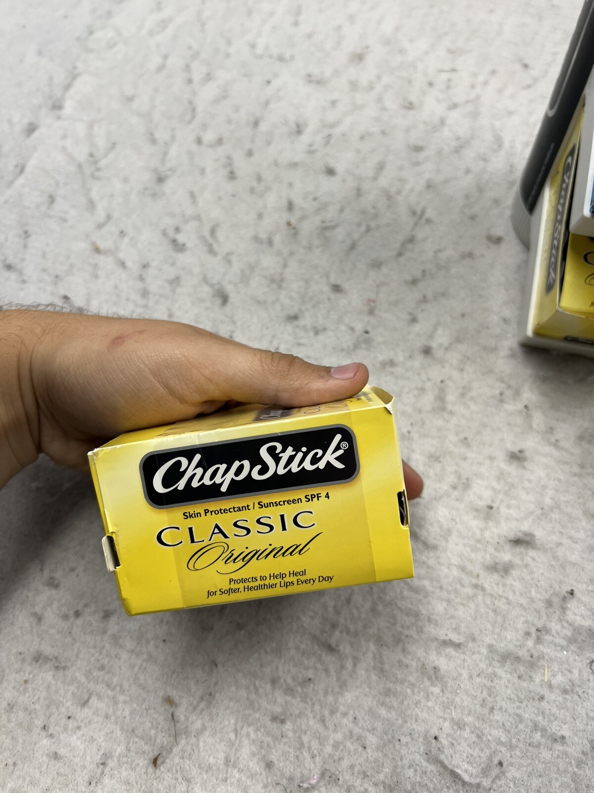 Vintage 2006 Chapstick Classic Display With 100 Unused Tubes Movie Display Store