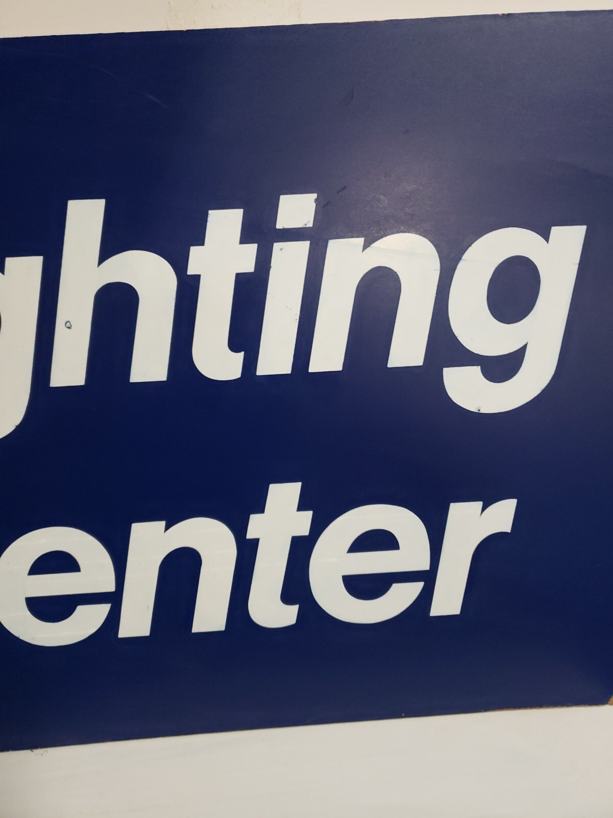 Vintage General Electric GE Light Bulb Lighting Center Sign Bulb Display 47.5×14